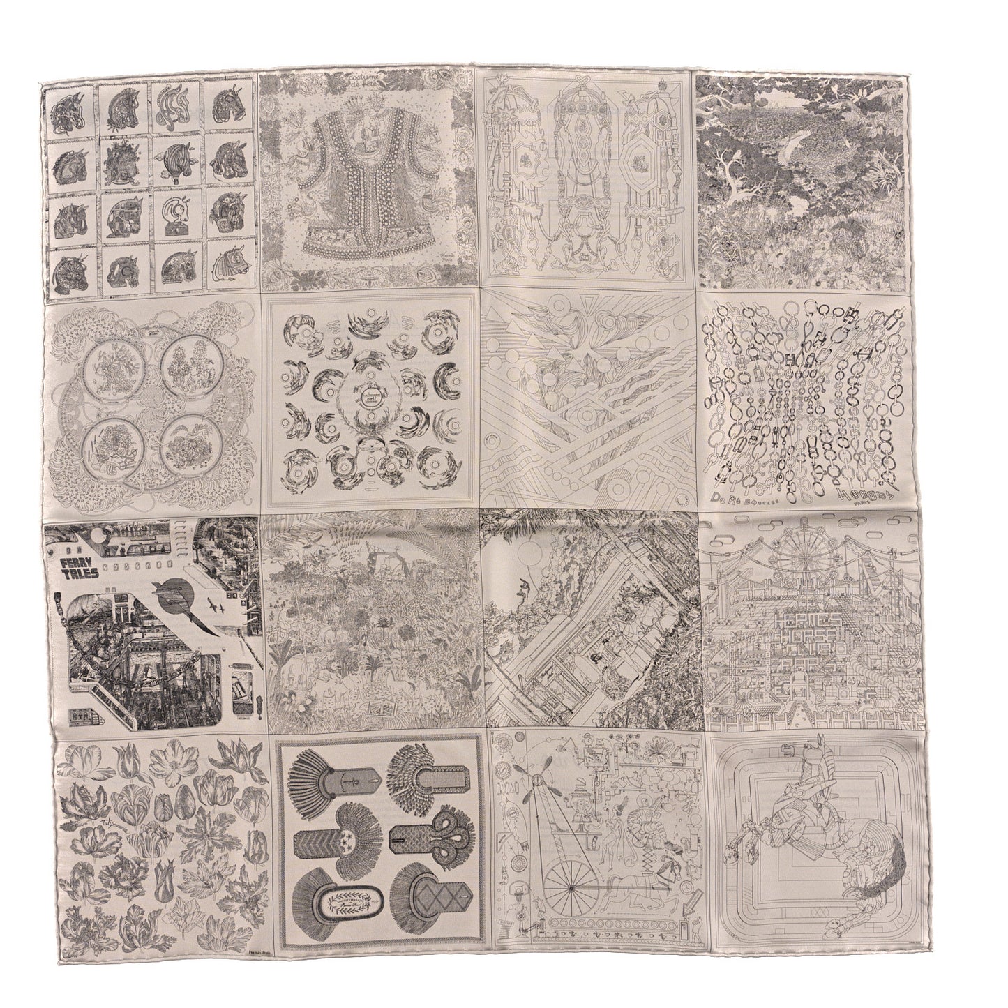Silk Etonnant Double Face Scarf 70
