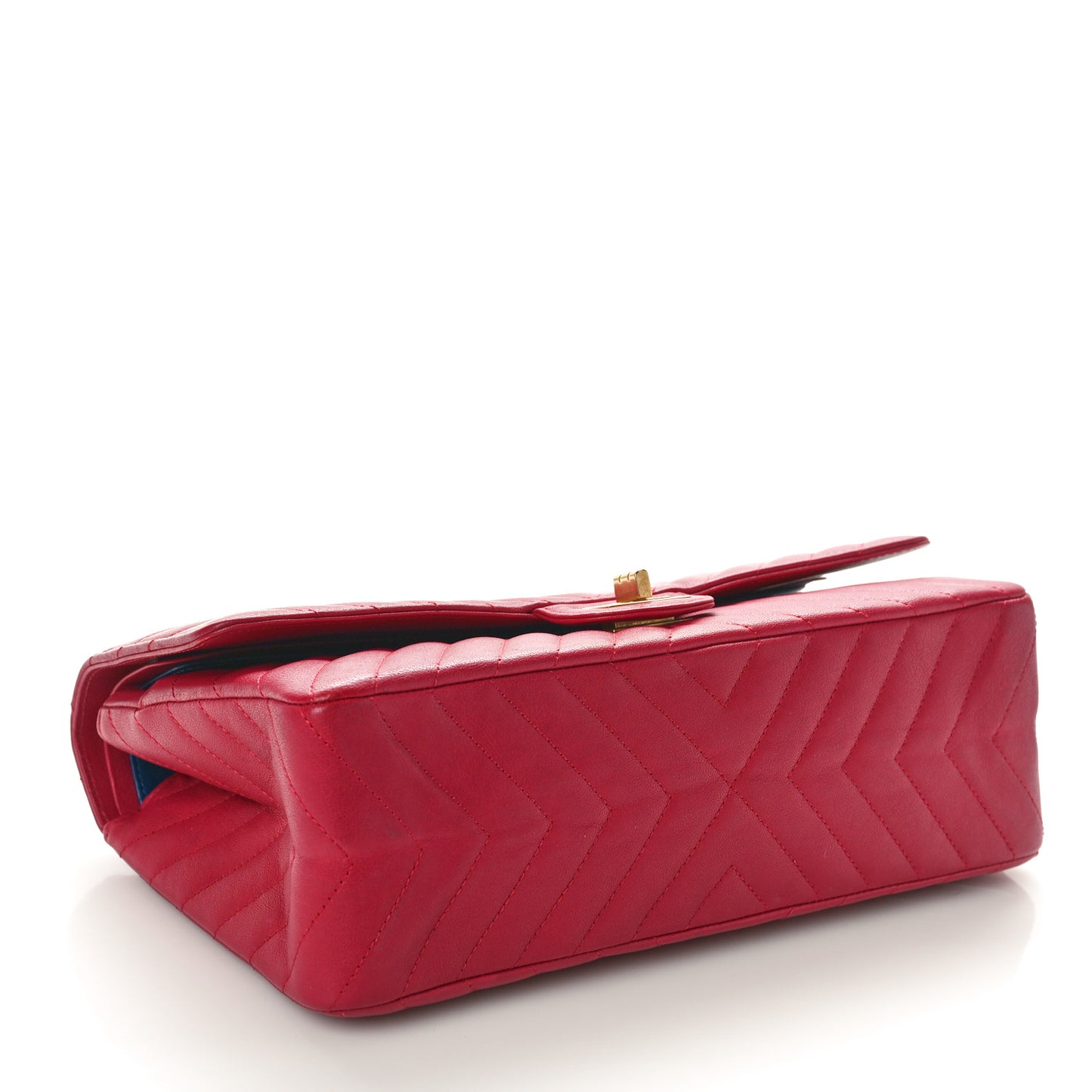 Sheepskin Chevron Quilted 2.55 Reissue 226 Flap Dark Pink