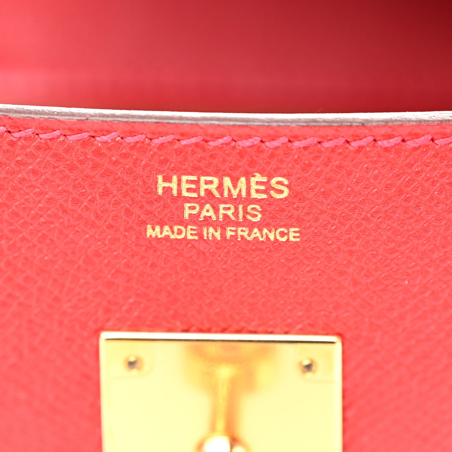 Epsom Birkin 30 Rouge Casaque