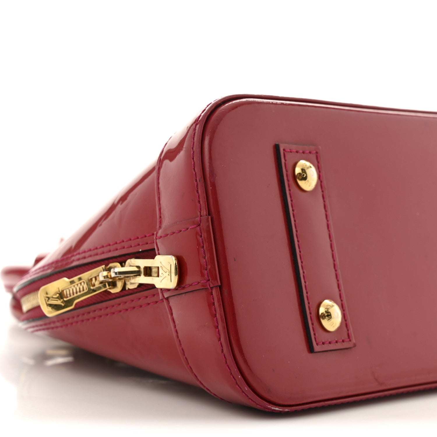 Louis Vuitton Vernis Alma BB Rose Indien 8 of 13