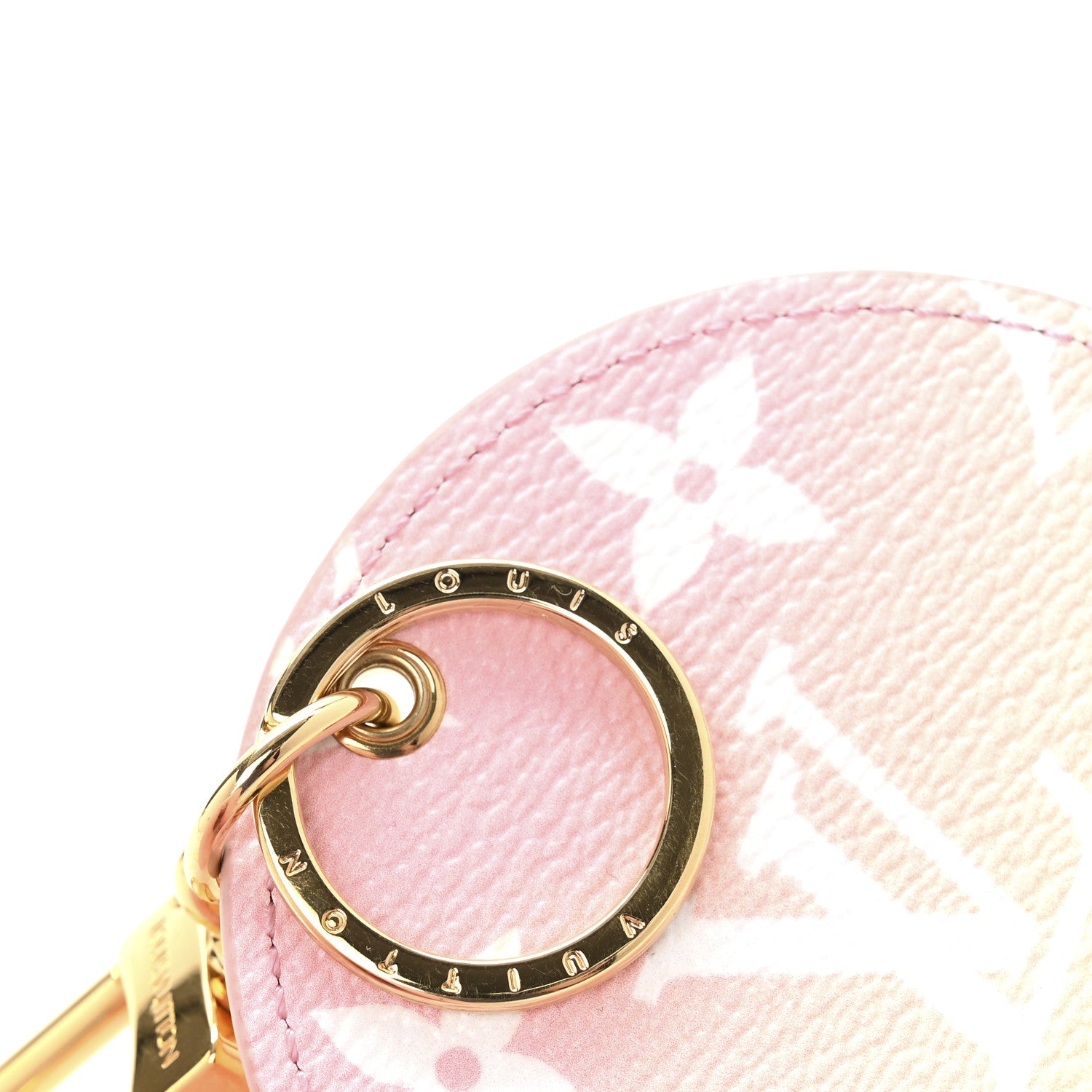 Louis Vuitton Monogram By The Pool Illustre Bag Charm Key Holder Light Pink 3 of 5