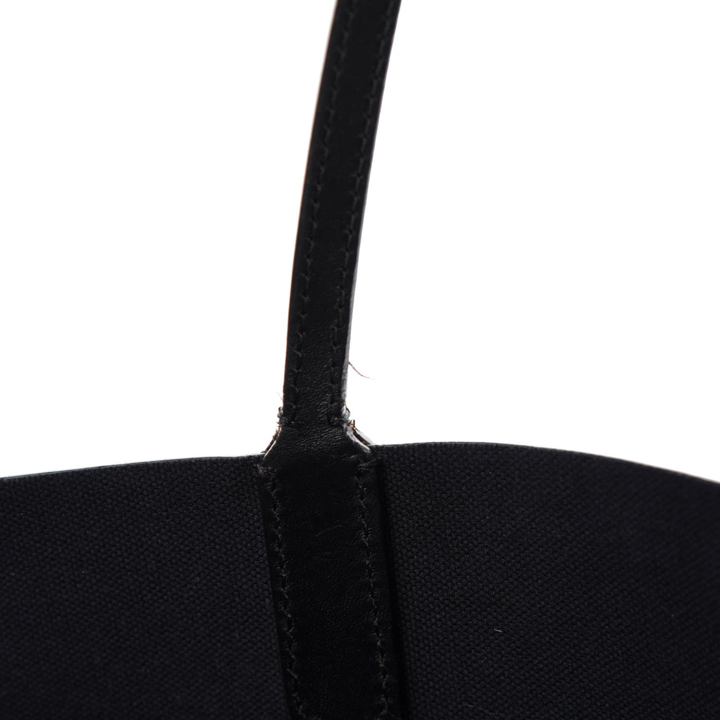 Textured Coated Canvas Print Large Antigona Tote Black