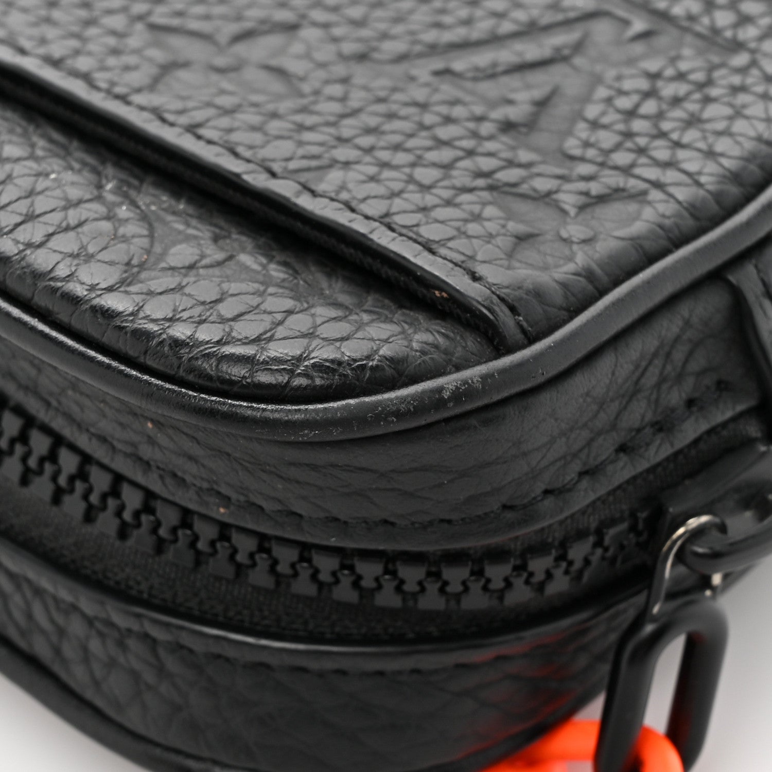 Louis Vuitton Taurillon Monogram Uniformes Solar Ray Soft Pochette Volga Belt Bag Black 12 of 12