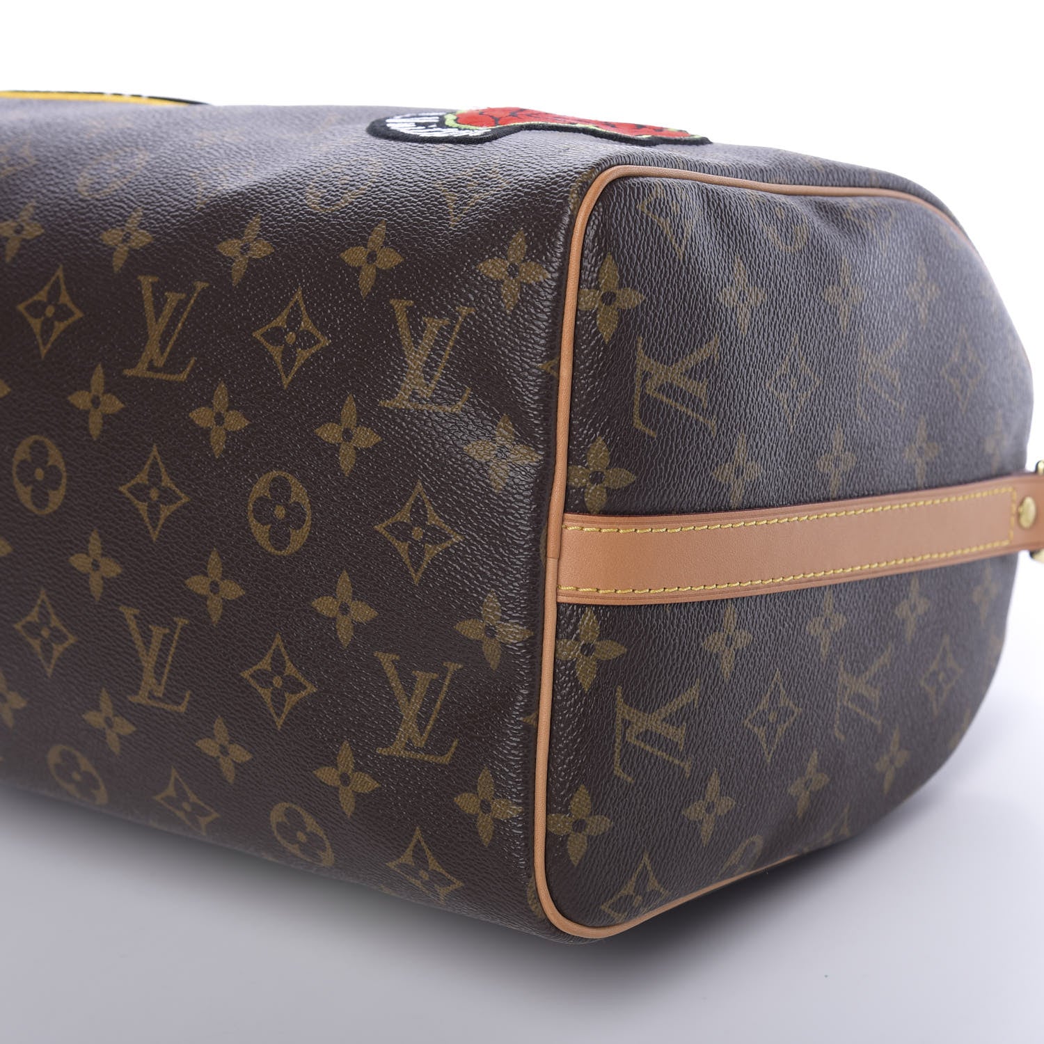 Louis Vuitton Monogram Patches Speedy Bandouliere 30 10 of 12