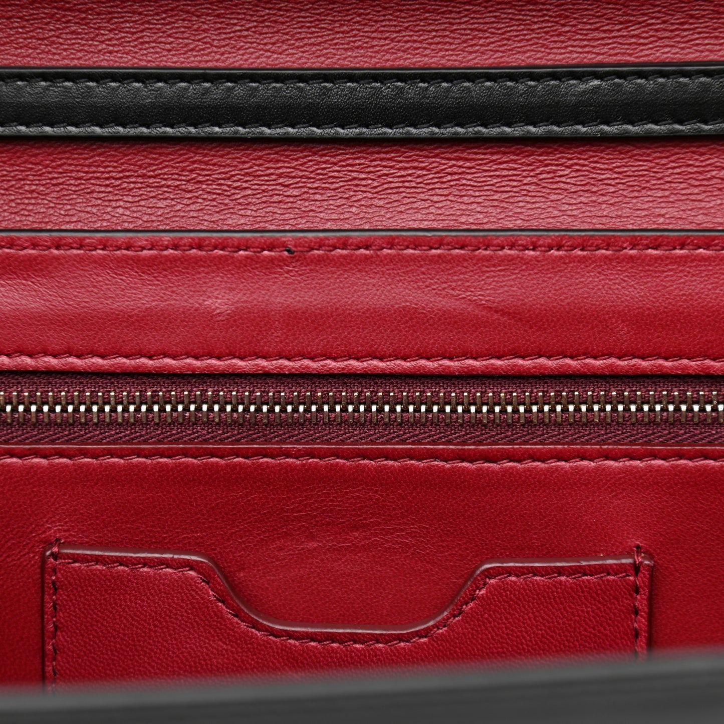 Calfskin Lucia Shoulder Bag Black