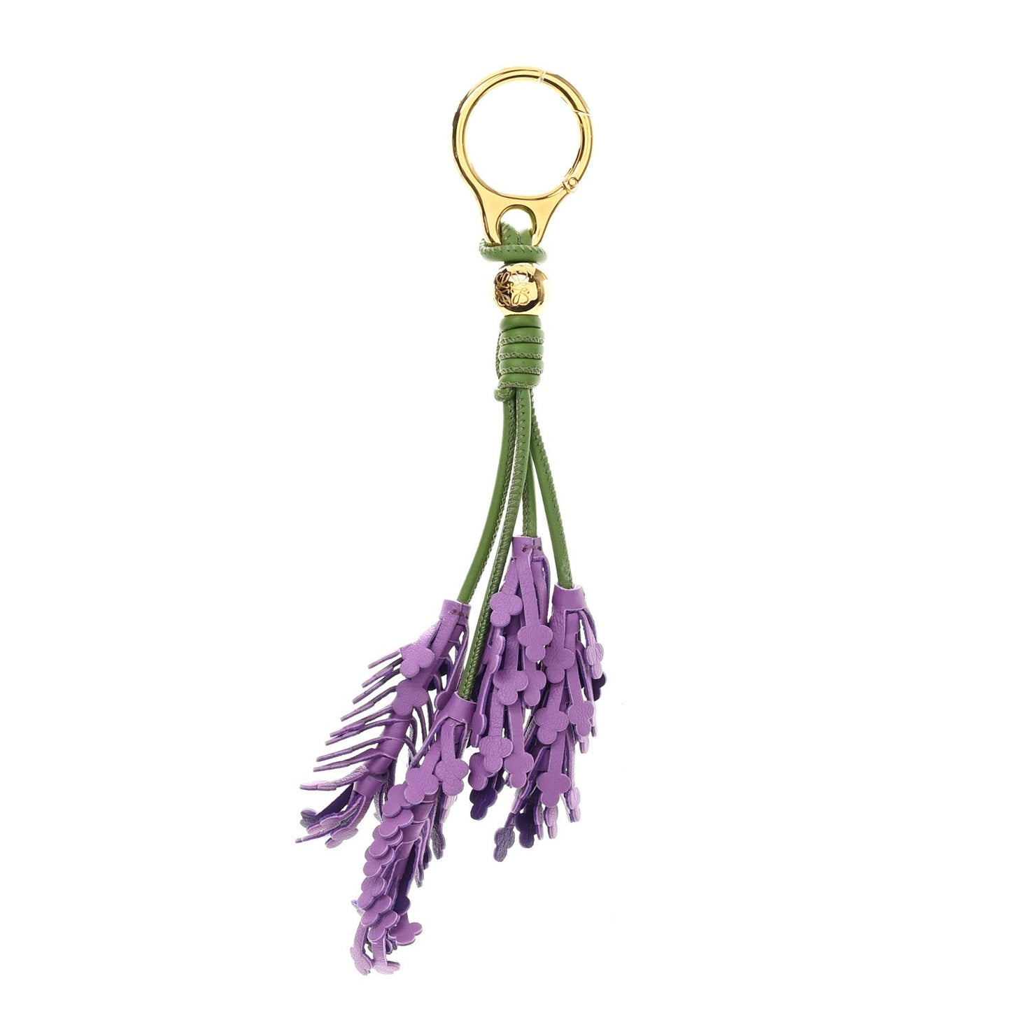 Calfskin Lavender Bag Charm Lavender