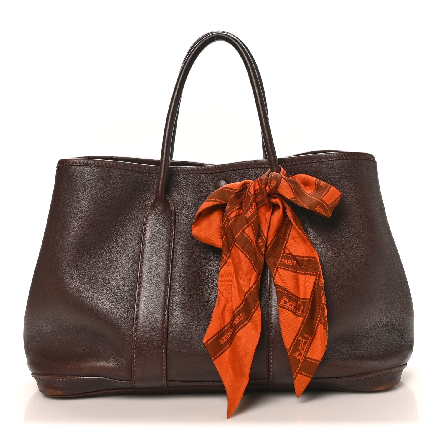 Hermes Swift Bolduc Twilly Garden Party TPM Chocolate 1915097
