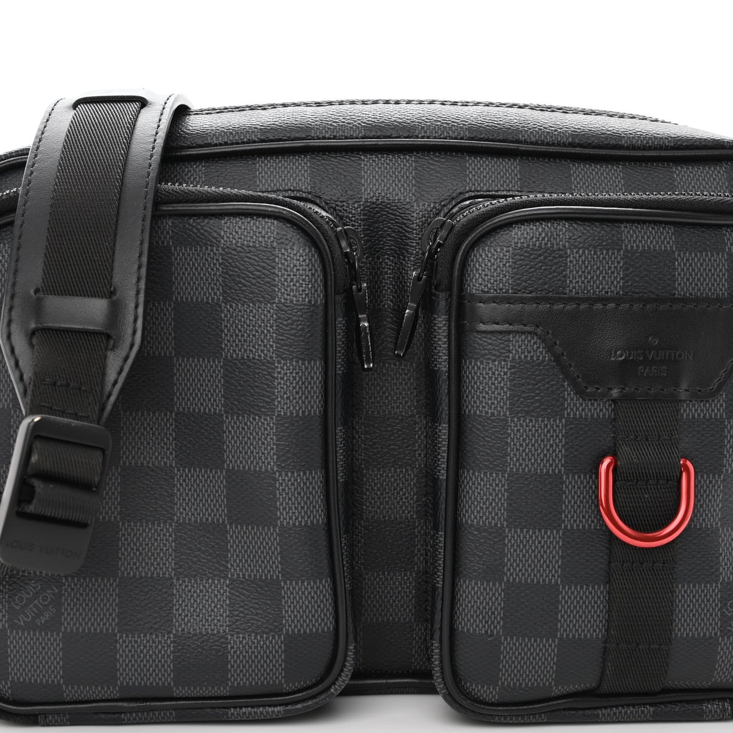 Damier Graphite Utility Messenger