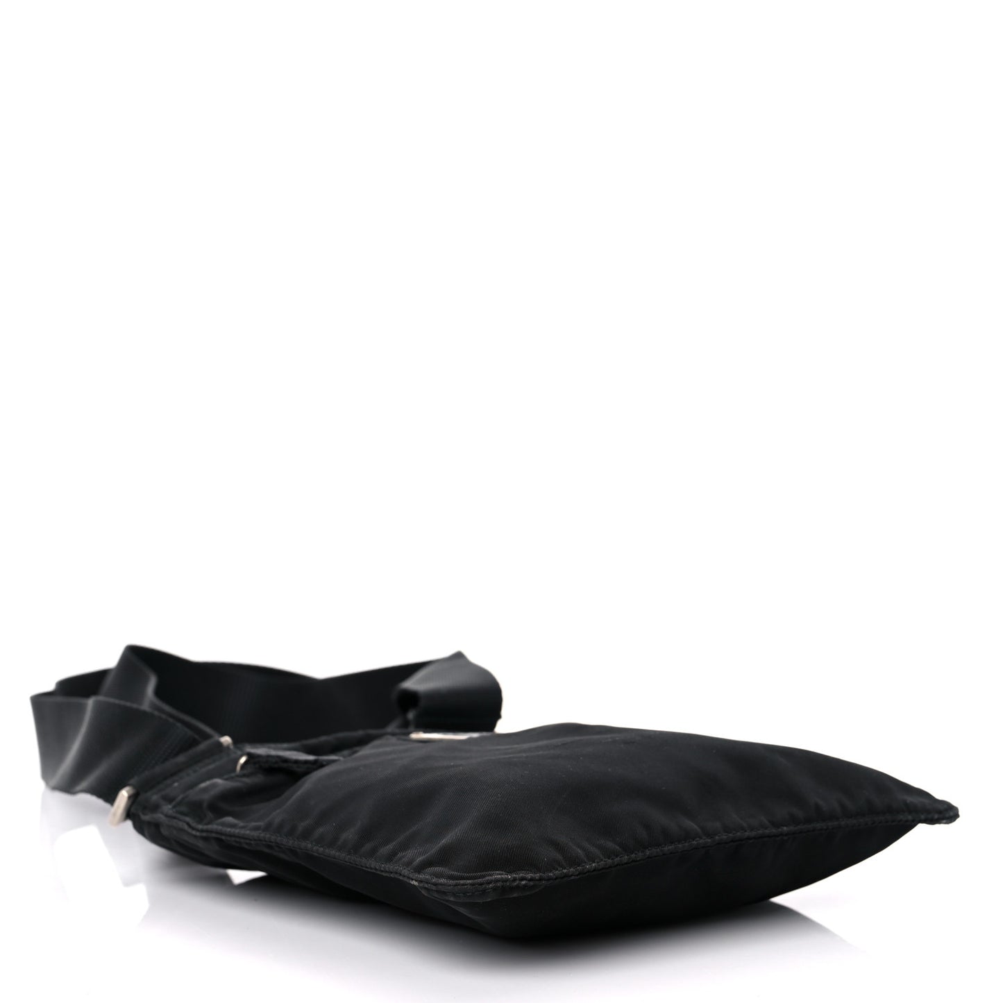 Tessuto Nylon Crossbody Bag Black