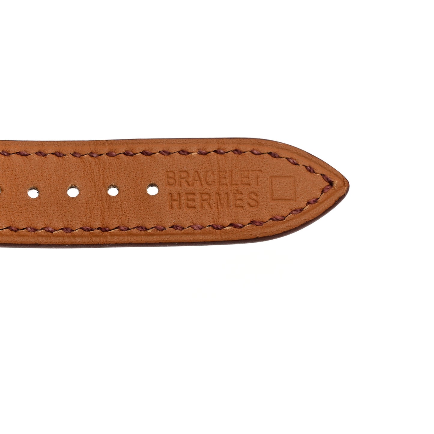 Shiny Alligator Watch Strap Miel