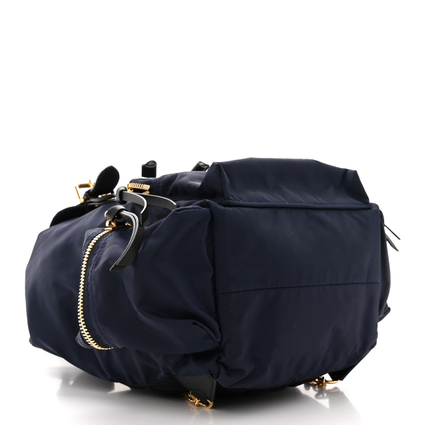 Nylon Medium Crossbody Rucksack Backpack Ink Blue