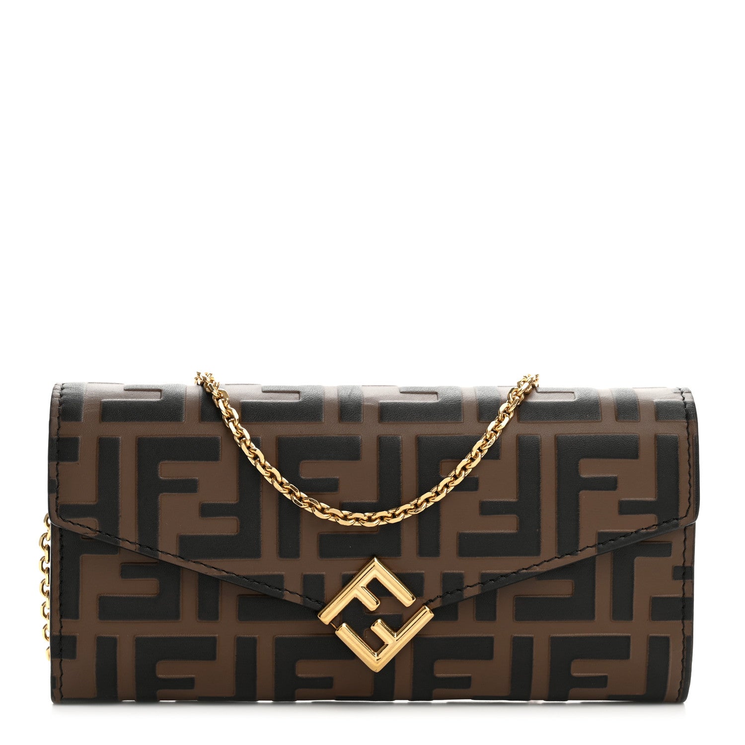 Fendi Vitello Soft F is Fendi Bi-Color FF 1974 Embossed