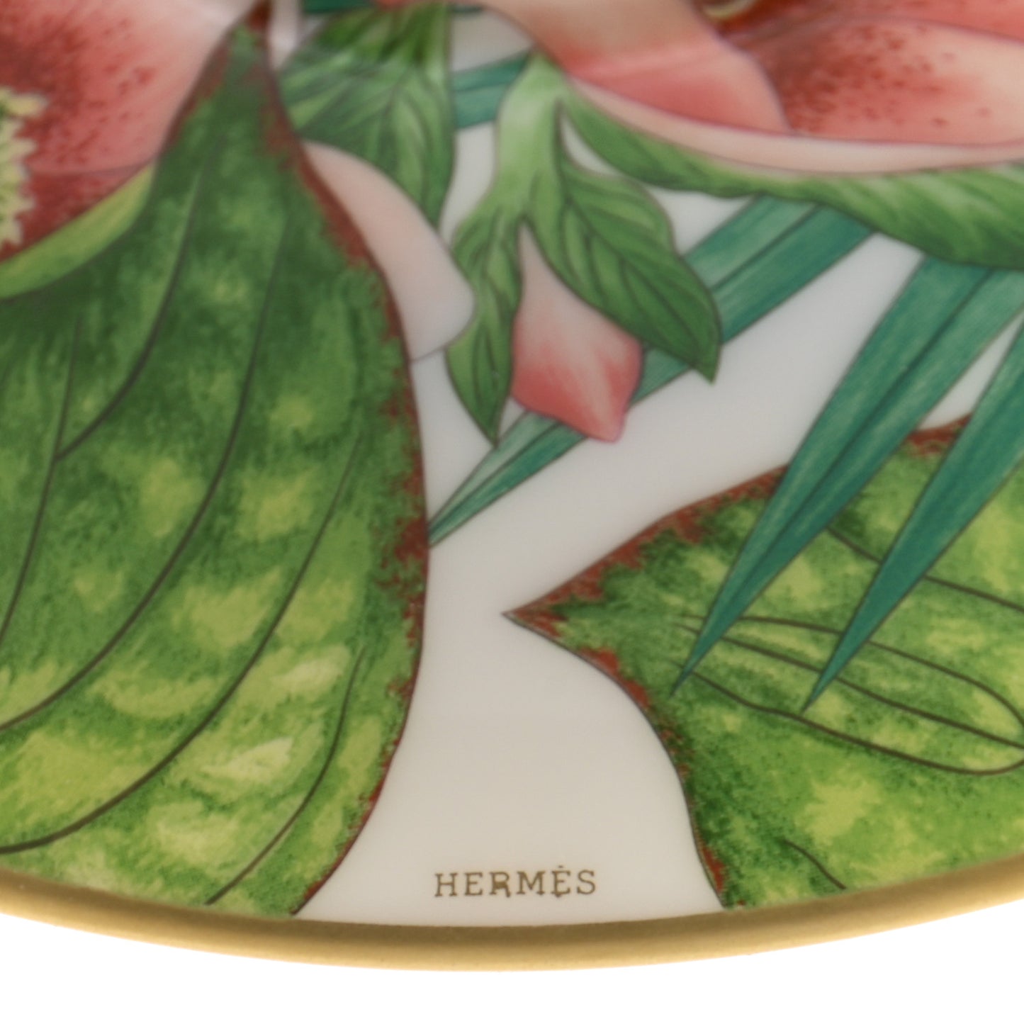 Porcelain Passifolia Tea Cup And Saucer