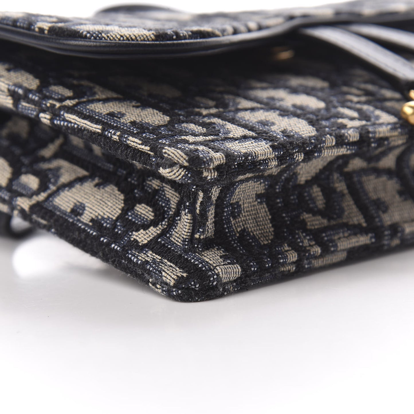 Oblique Saddle Belt Bag Blue