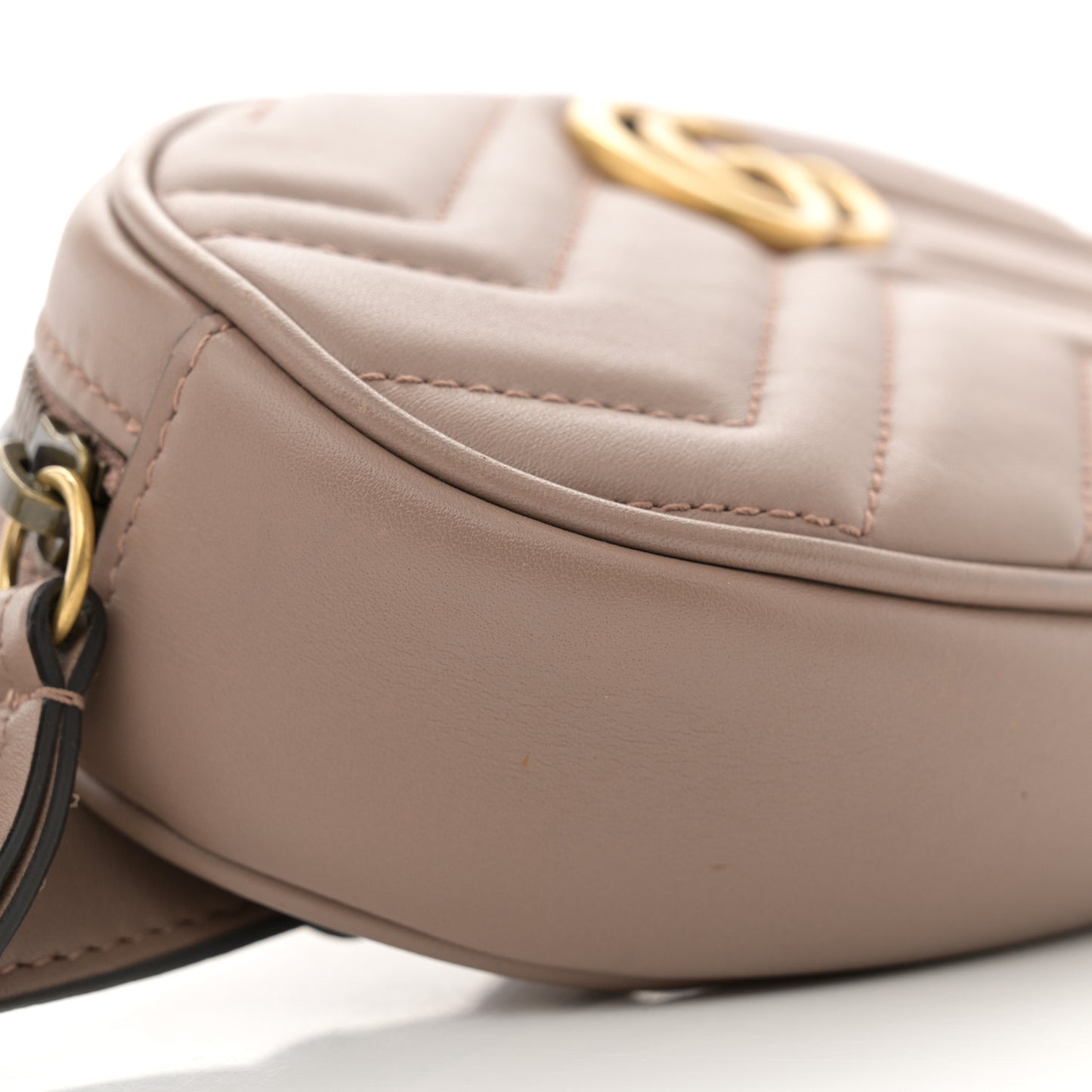 Calfskin Matelasse GG Marmont Belt Bag 105 42 Porcelain Rose