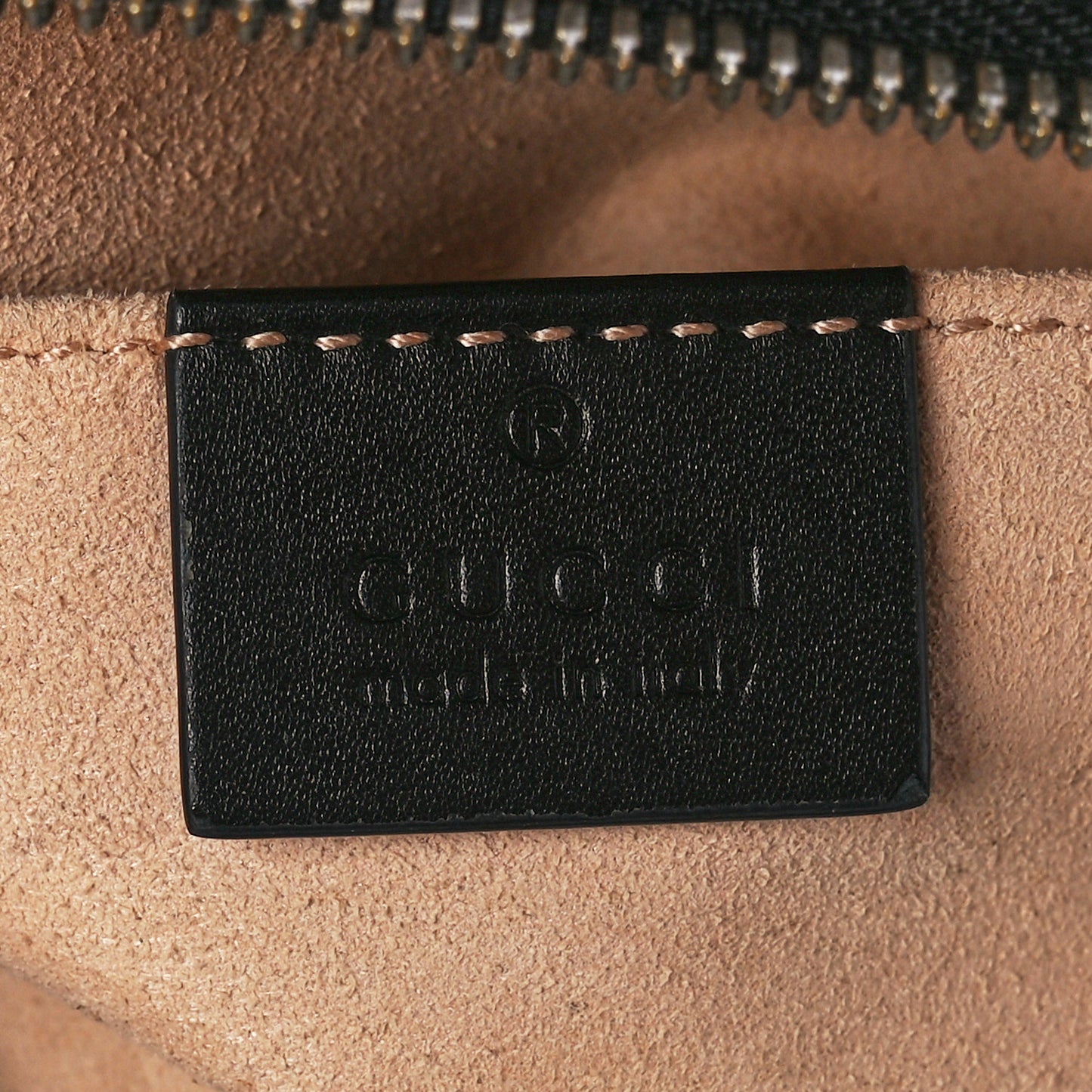 Calfskin Matelasse GG Marmont Belt Bag 75 30 Black