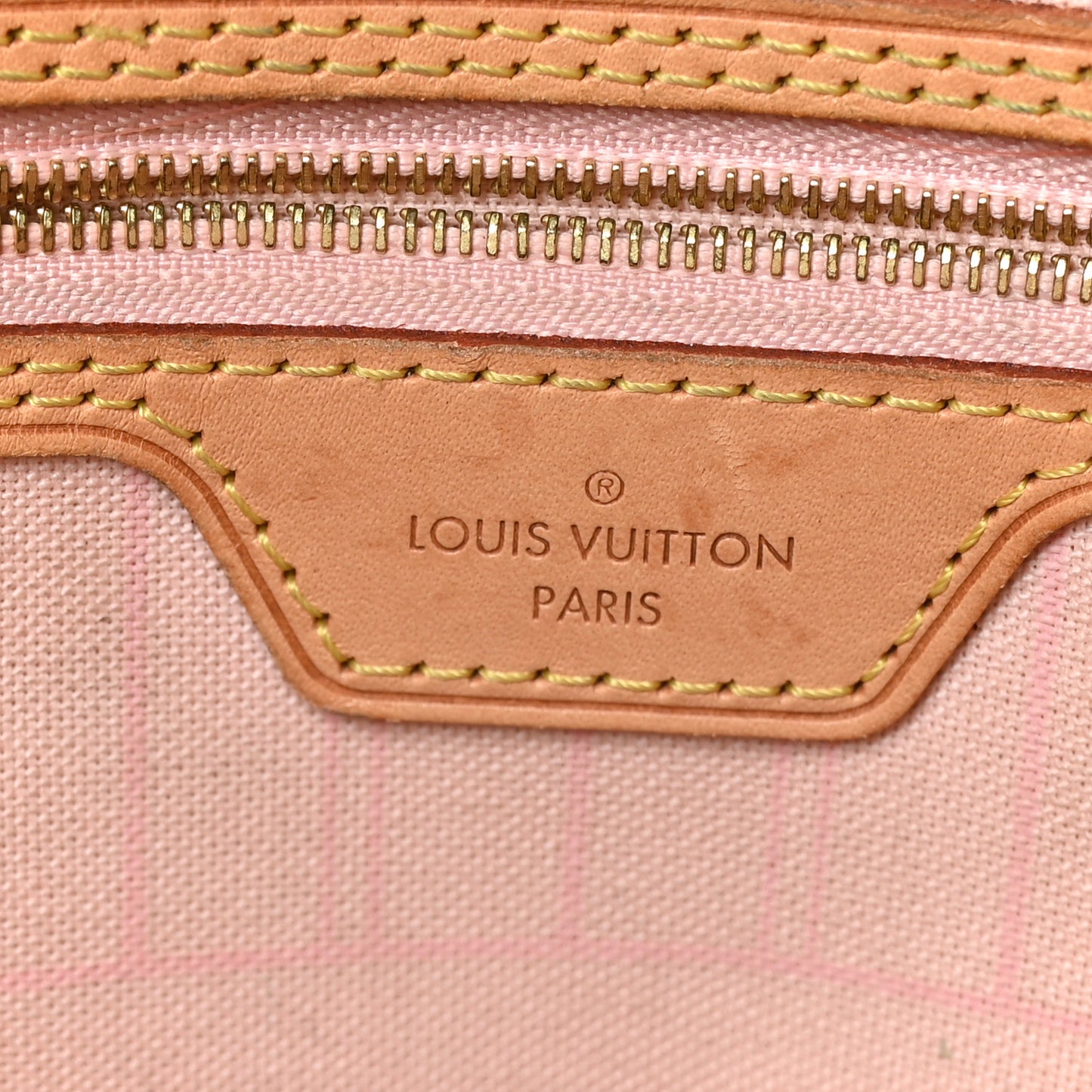 Damier Azur Neo Neverfull MM Rose Ballerine