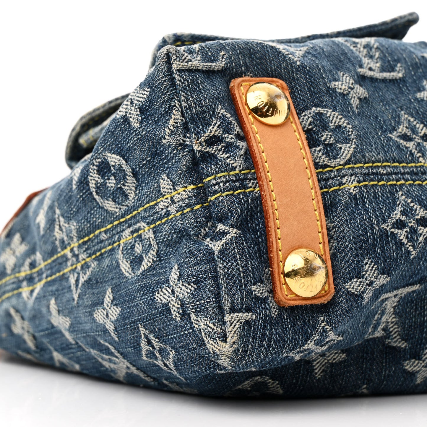 Monogram Denim Baggy PM Blue