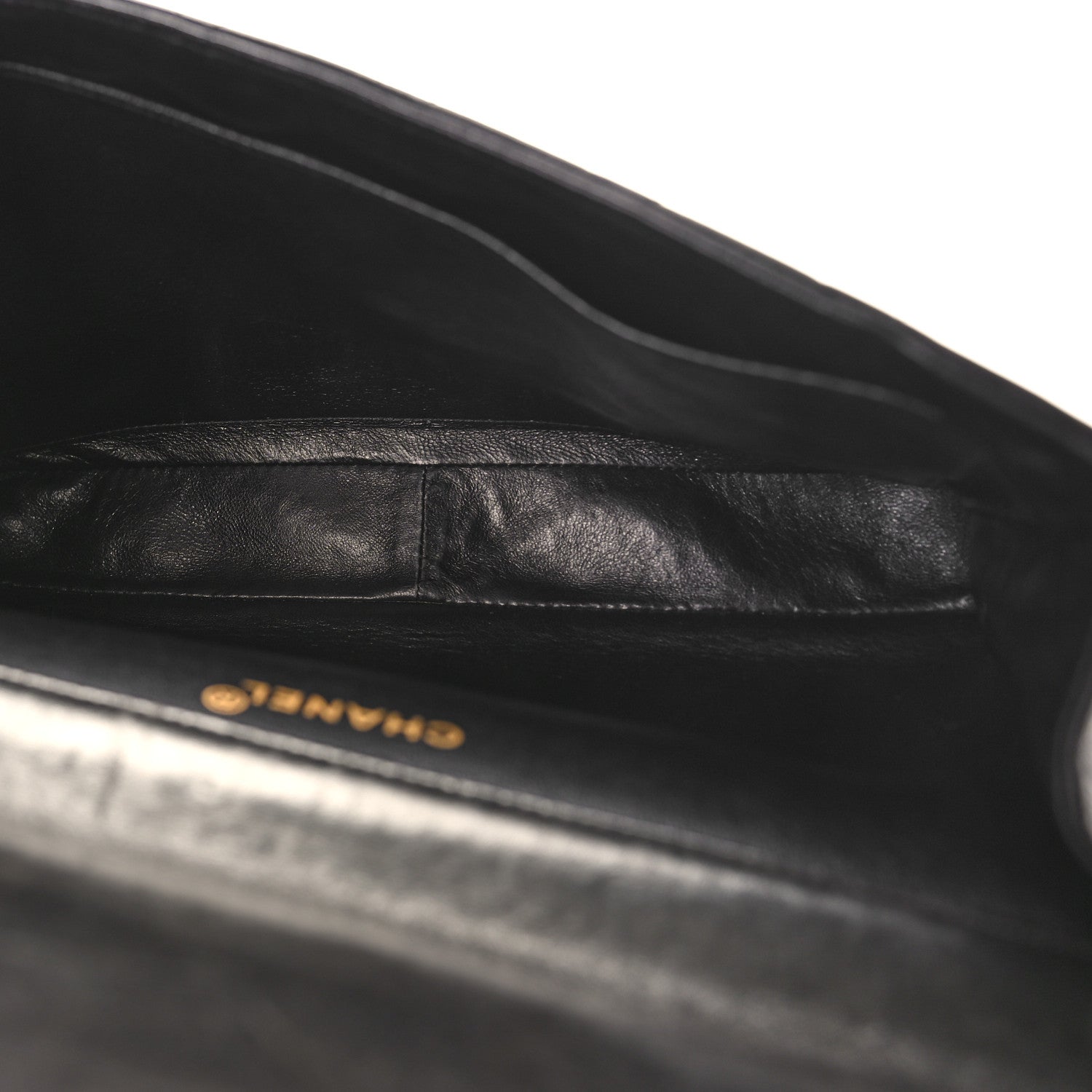 Chanel Lambskin Quilted Jumbo Double Sided Flap Black 5 of 13
