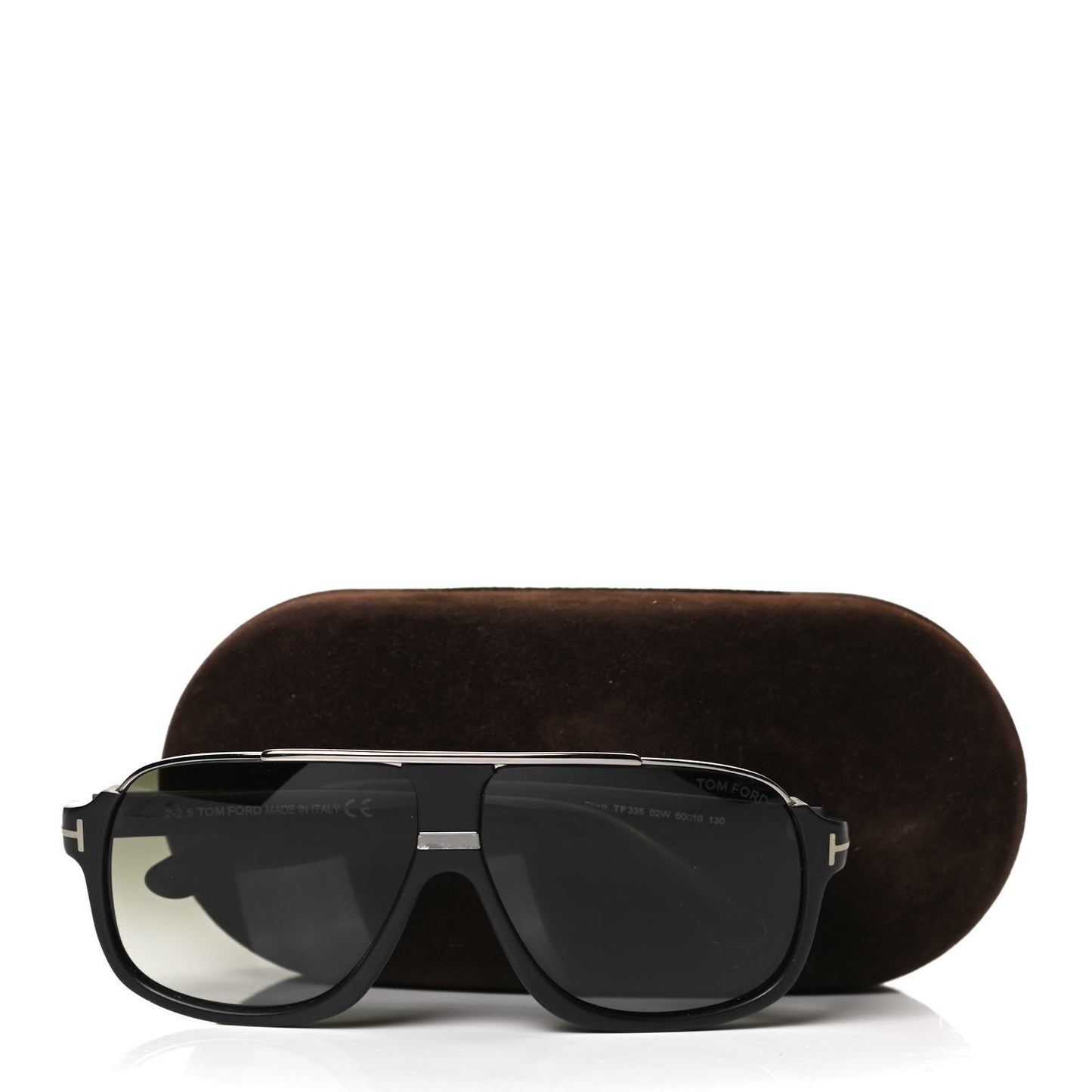 Square Elliot Sunglasses TF335 Black