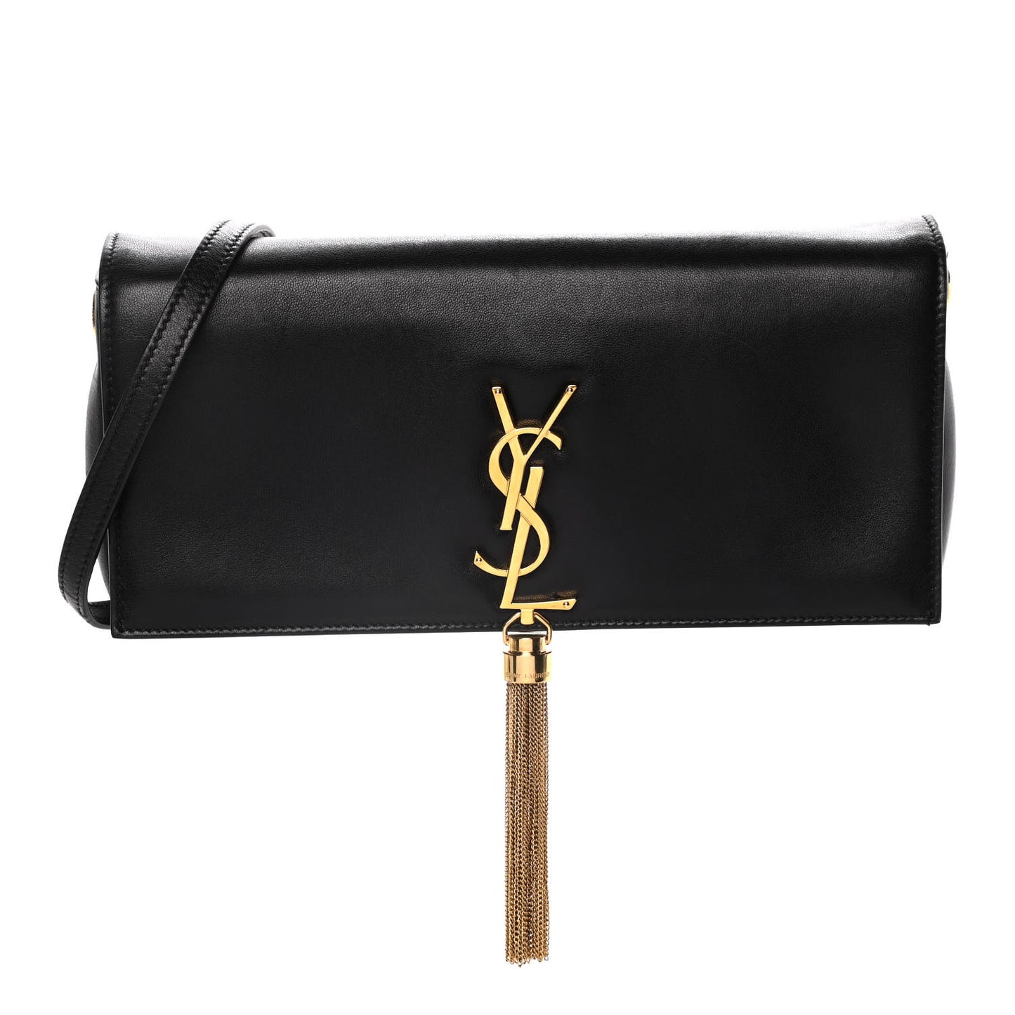 Lambskin Monogram Tassel Kate 99 Black