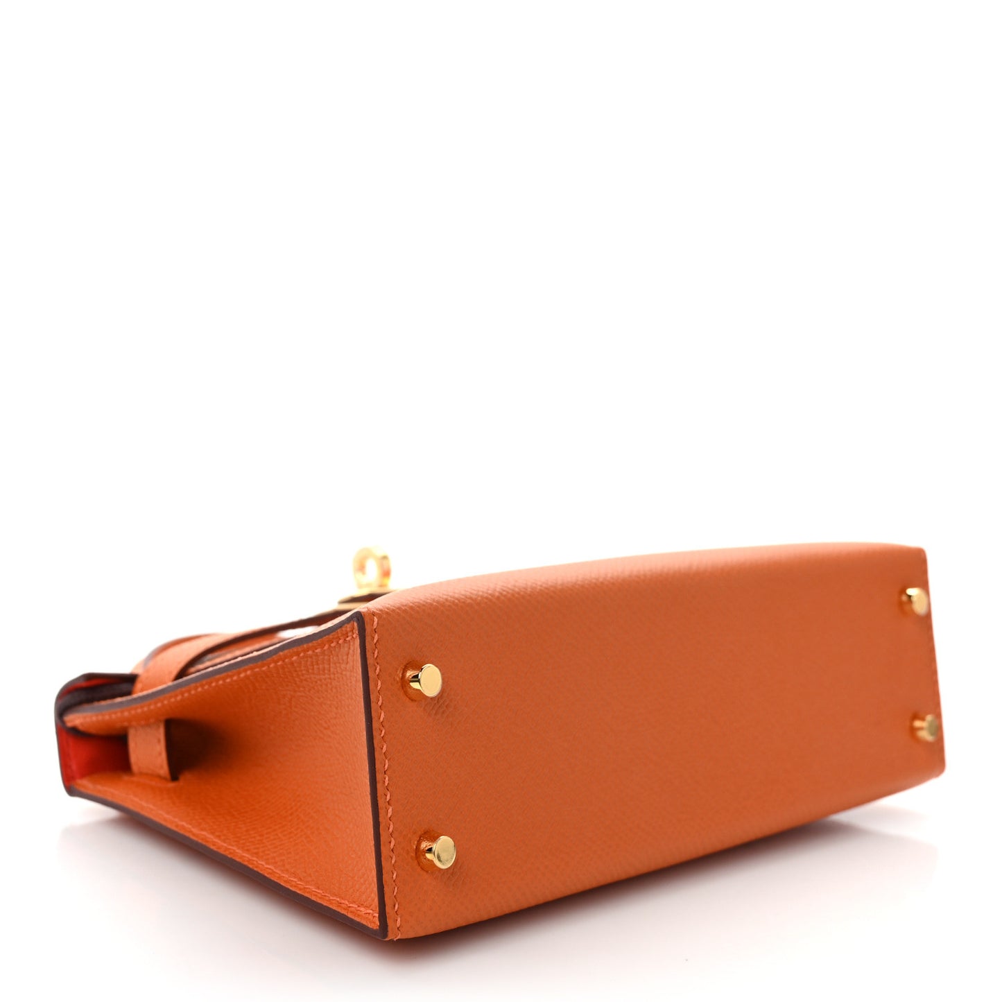 Epsom Horseshoe Mini Kelly Sellier 20 Orange Rouge Casaque