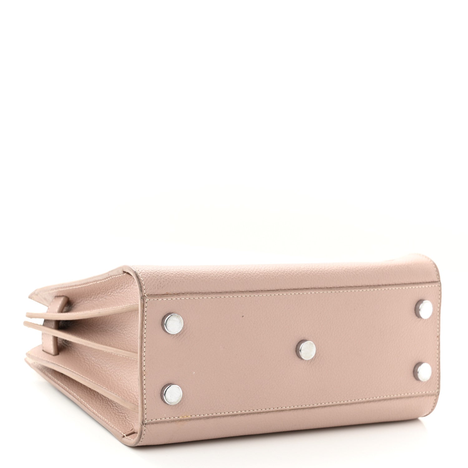Saint Laurent Grained Calfskin Nano Sac de Jour Antique Rose 4 of 15