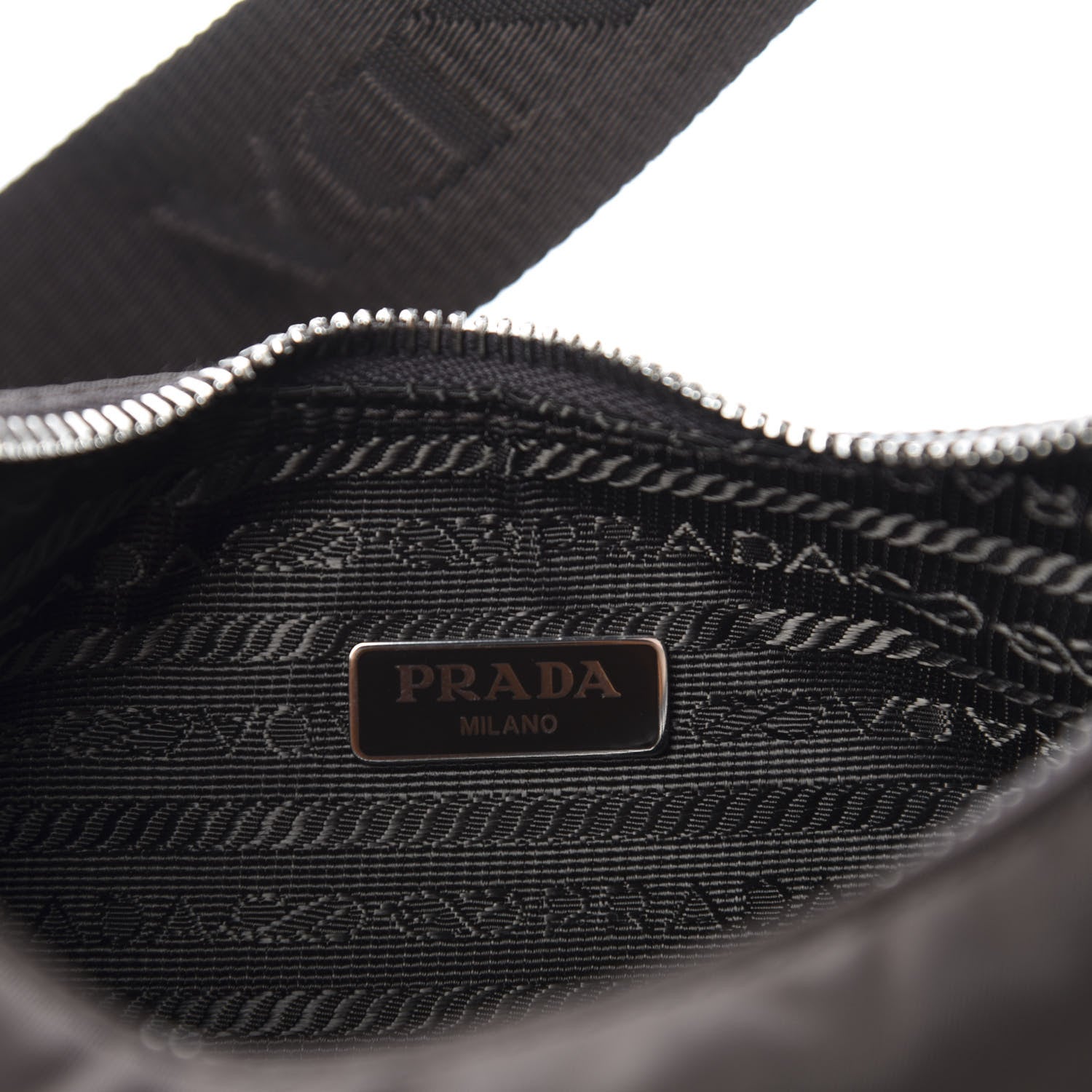 Prada Tessuto Nylon Re-Edition 2005 Shoulder Bag Caffe 8 of 12
