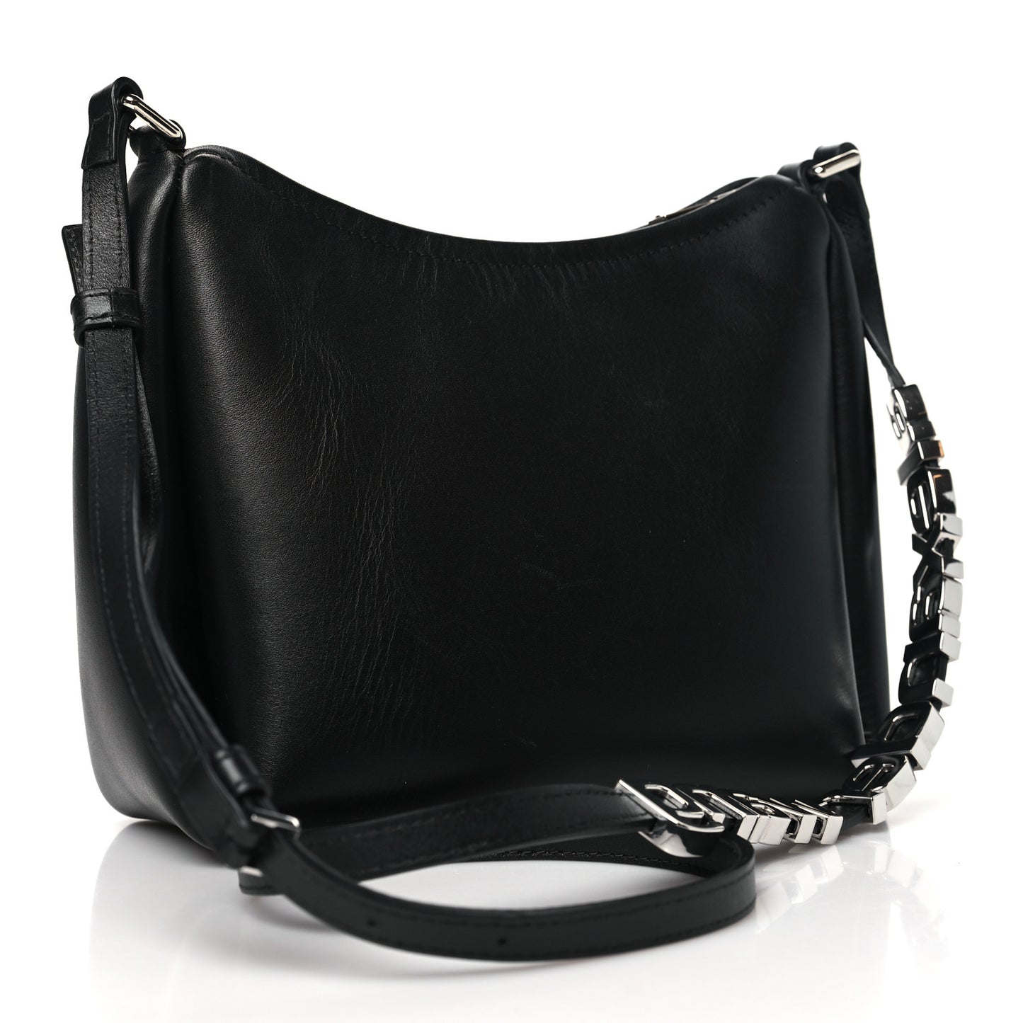 Smooth Calfskin Marquess Crossbody Bag Black