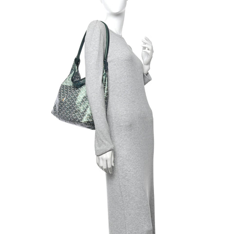 Iridescent Goyardine Boheme Hobo Pearly Green