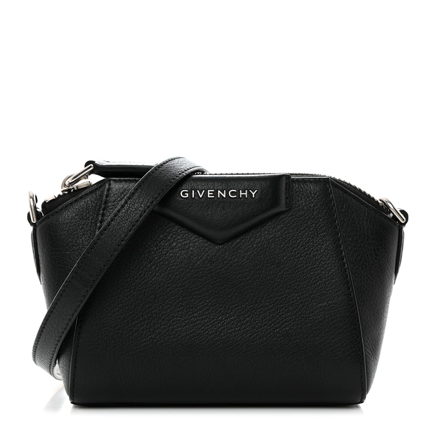 Givenchy Sugar Goatskin Nano Antigona Black 1 of 11