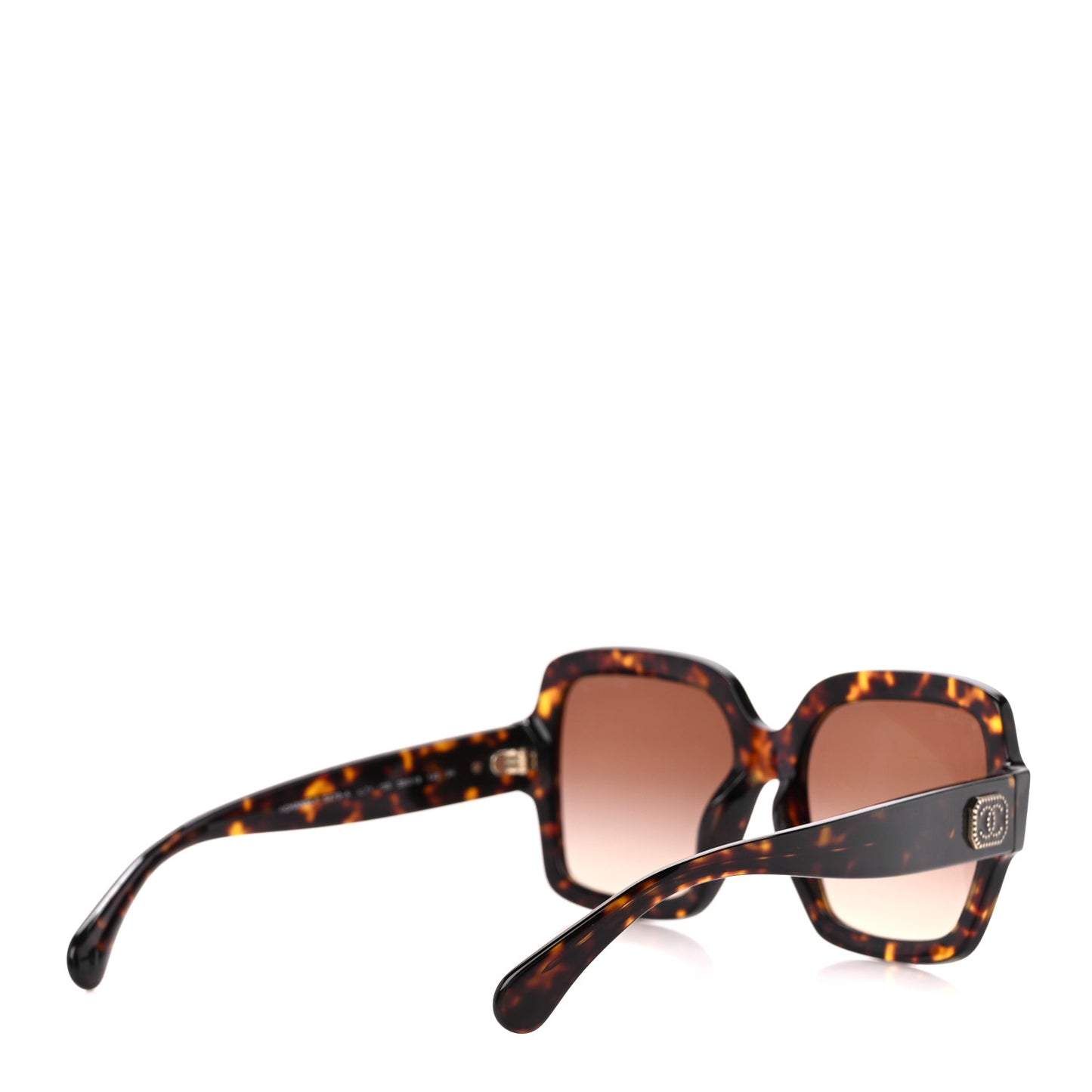 Acetate Square Strass CC Sunglasses 5479-A Tortoise