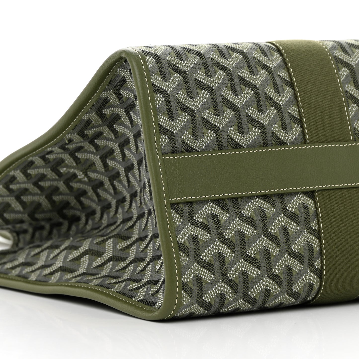 Goyardine Villette MM Tote Khaki