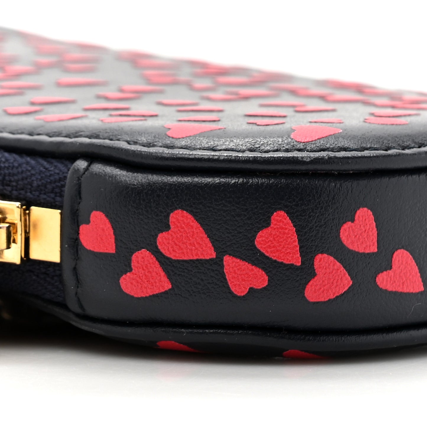 Calfskin I Love Paris Phone Holder Blue Red