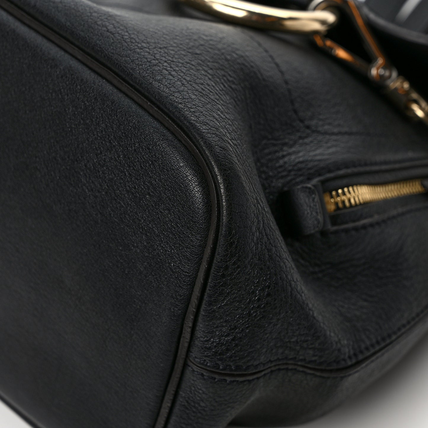 Suede Calfskin Small Faye Backpack Black