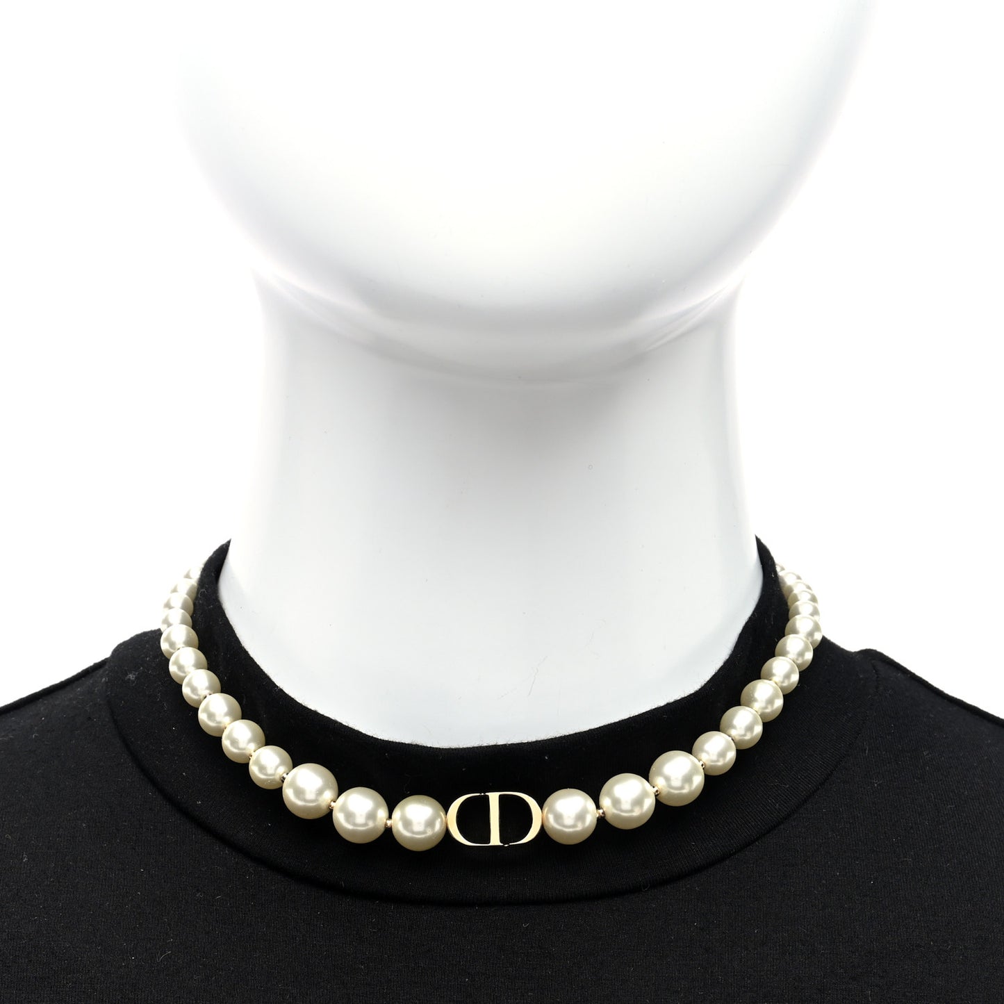 Pearl 30 Montaigne Choker Necklace Gold