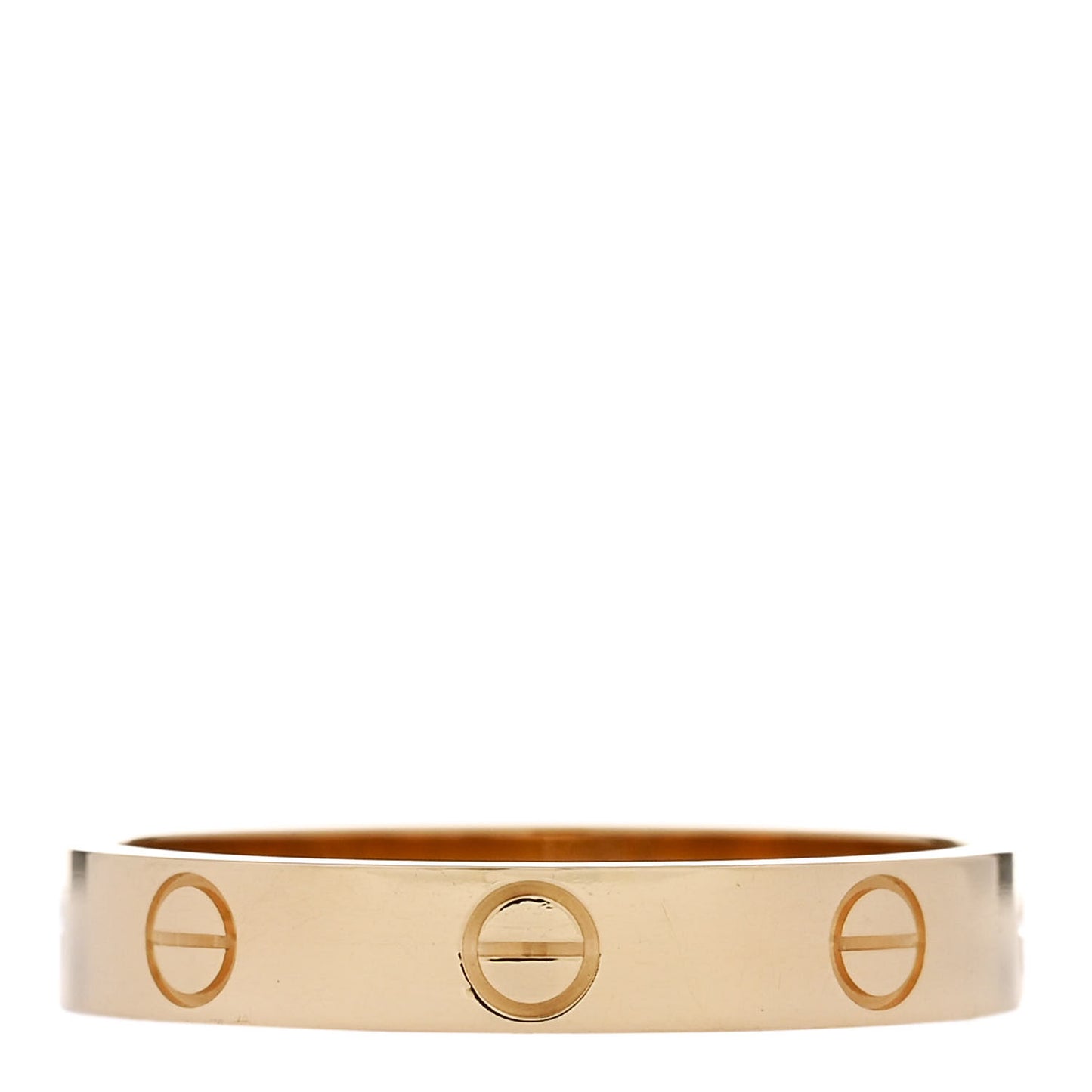 18K Yellow Gold 3.5mm LOVE Wedding Band Ring 59 8.75