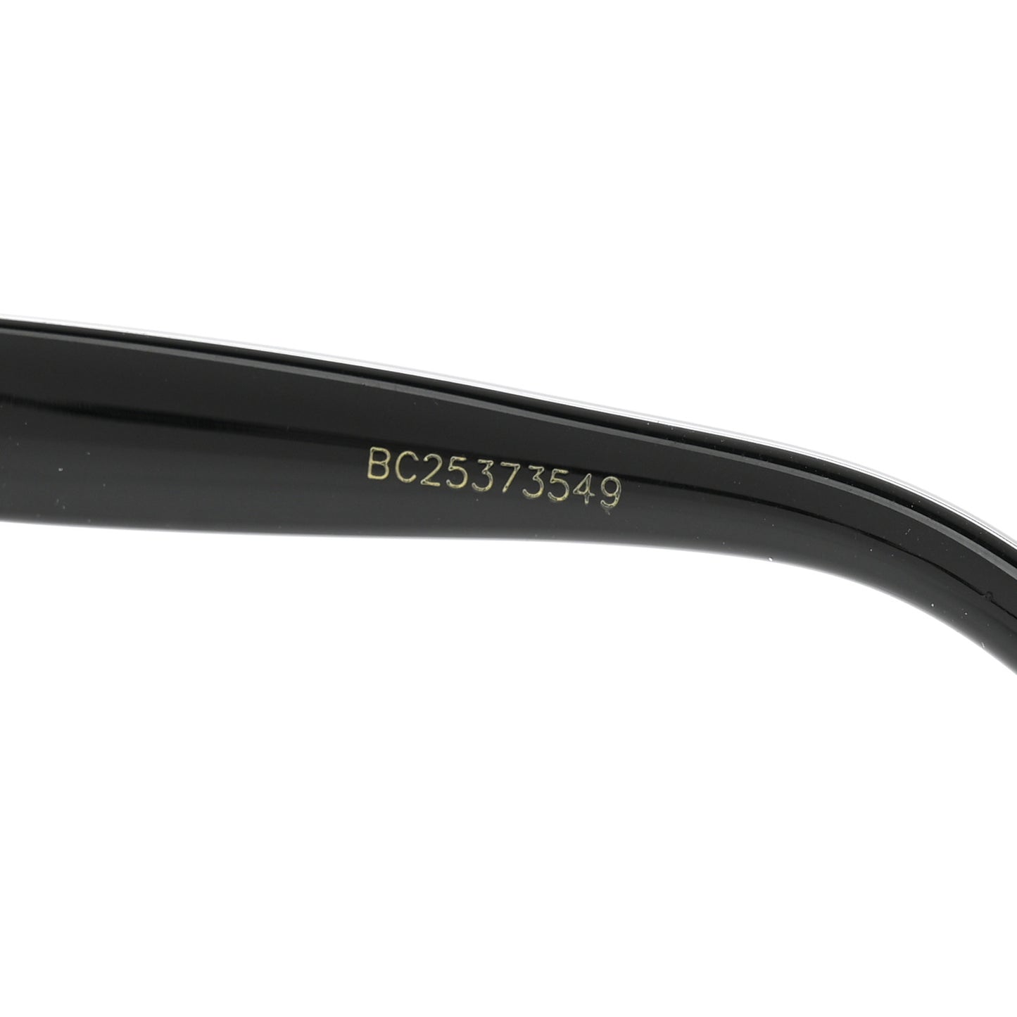 Acetate Strass Square Sunglasses 5422-B Black