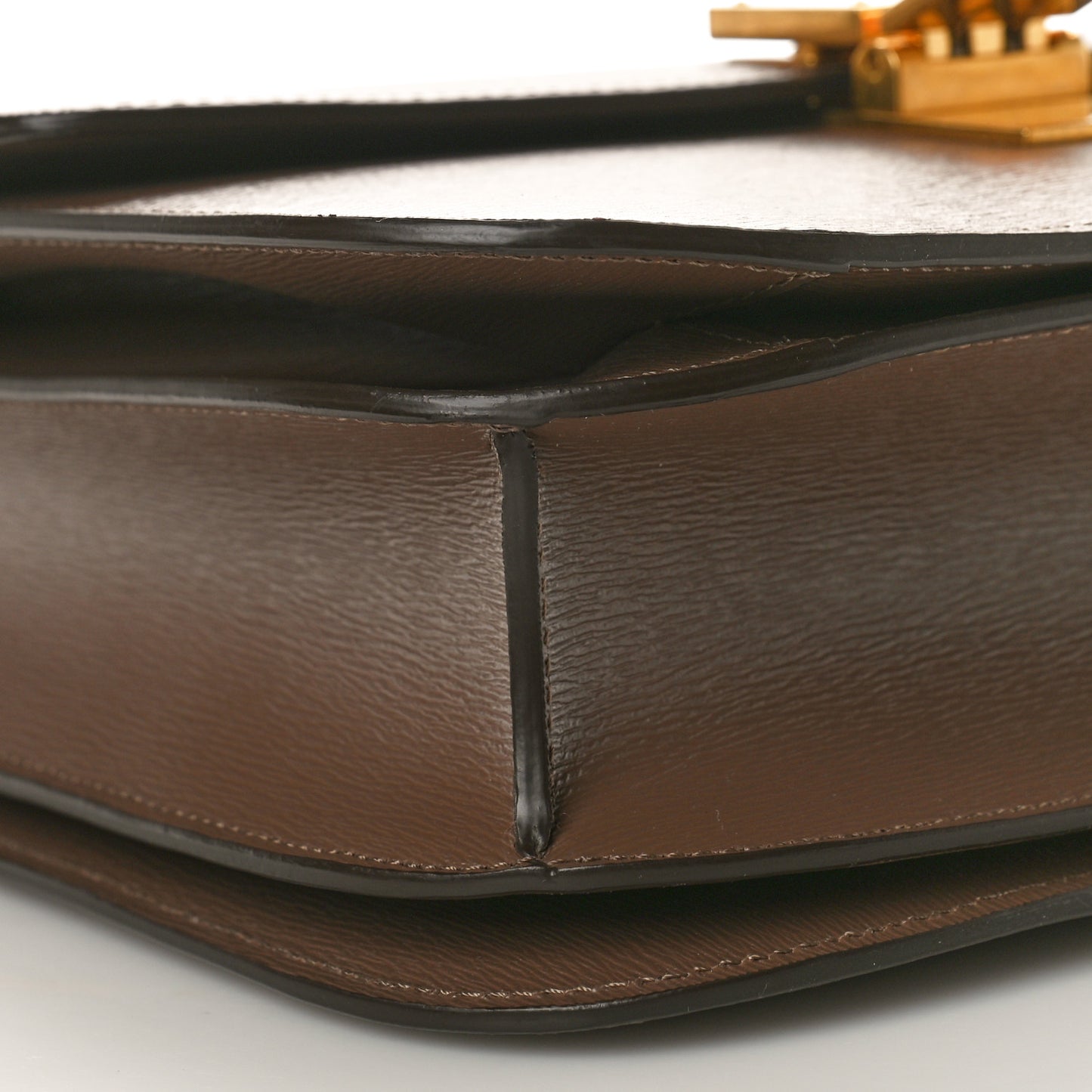 Liege Calfskin Medium Classic Box Flap Bag Glazed Nut