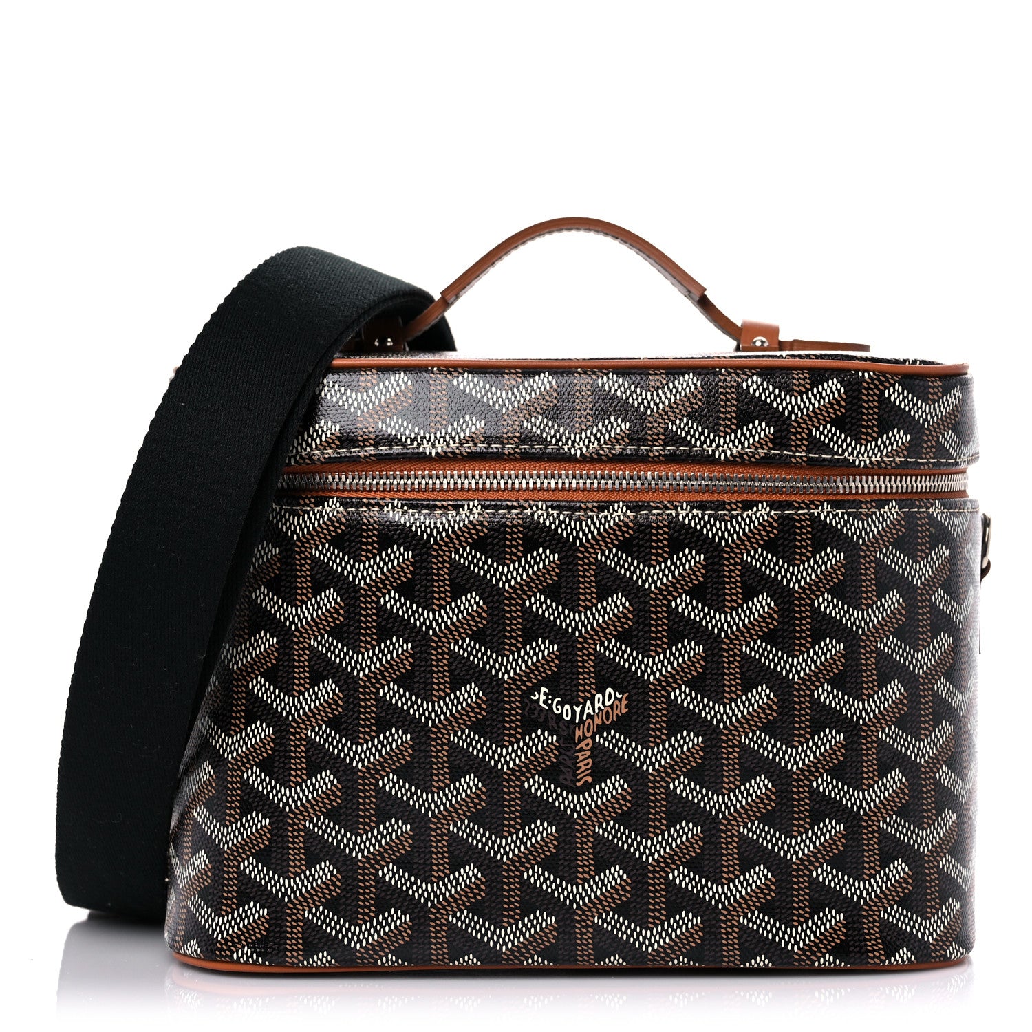 Goyard Goyardine Muse Vanity Case Black Gold 1 of 9