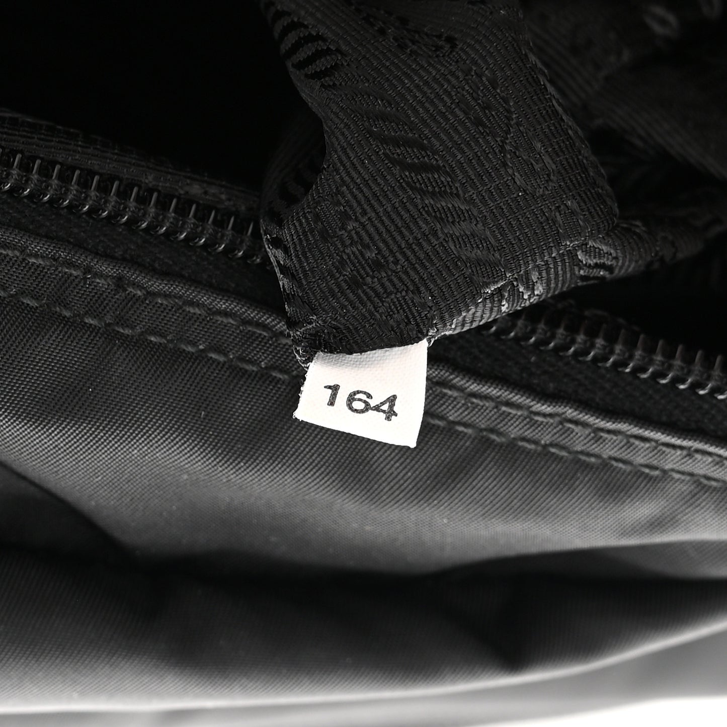 Nylon Messenger Bag Black