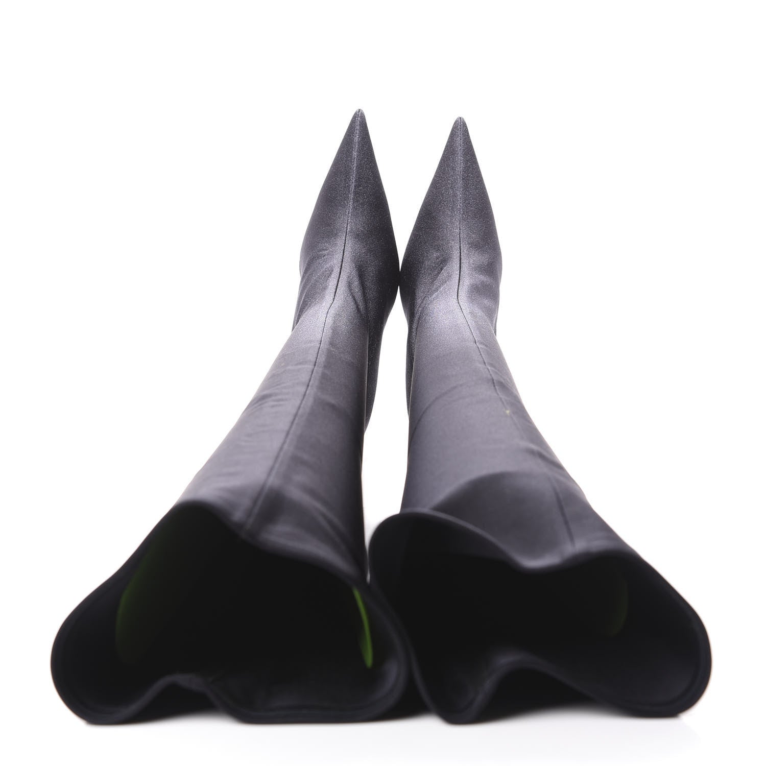 Balenciaga Spandex Pointed Toe Knife Thigh High Boots 38 Black 4 of 8