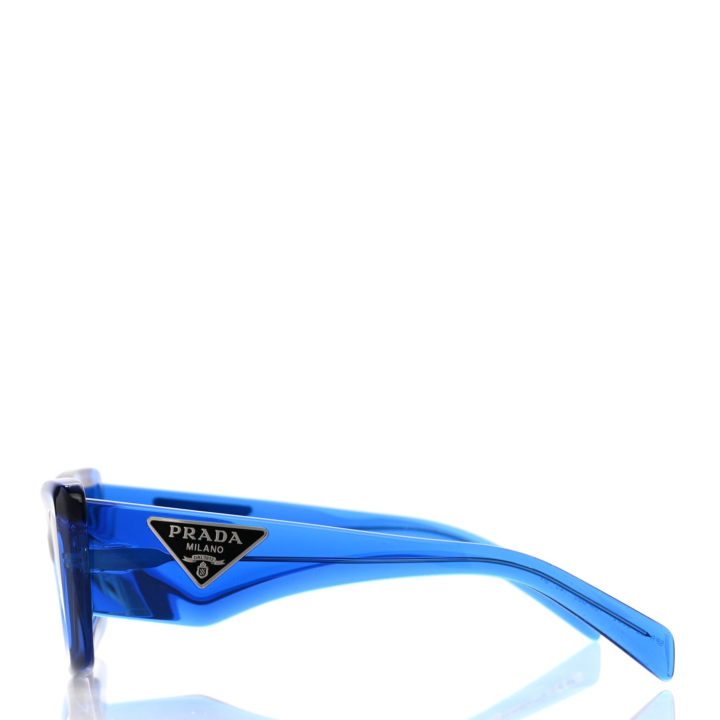 Acetate Symbole Sunglasses SPR 13Z Crystal Electric Blue