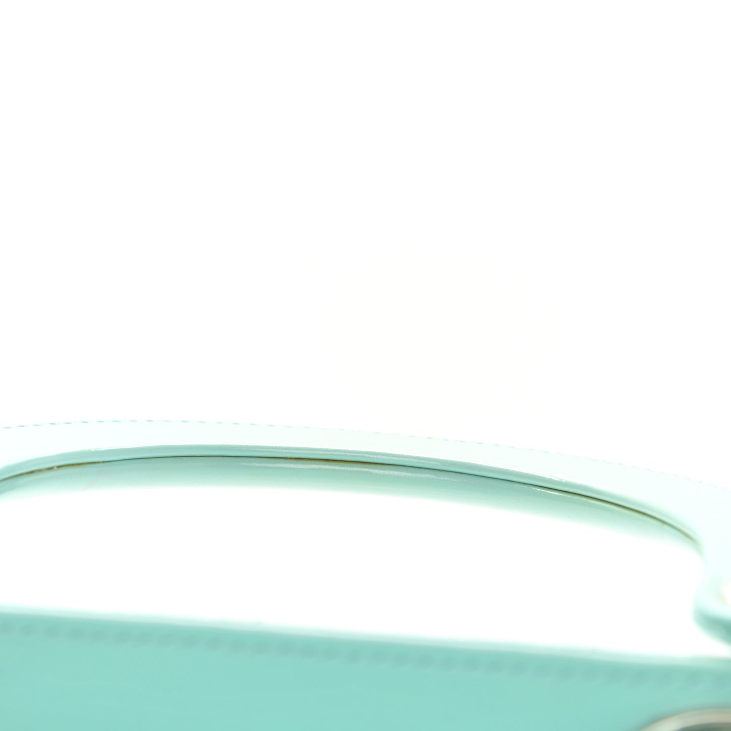 Patent Cannage Medium Lady Dior Light Blue
