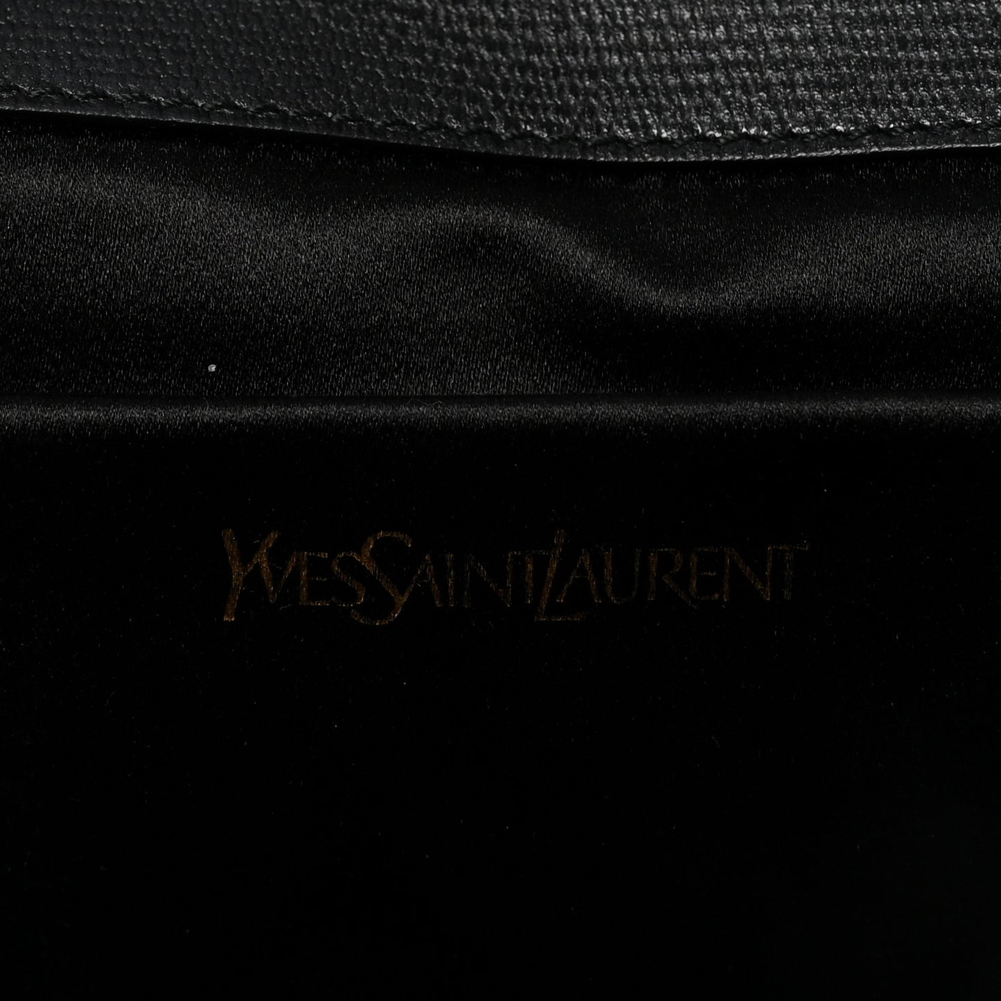 Textured Calfskin Classic Y Ligne Clutch Black