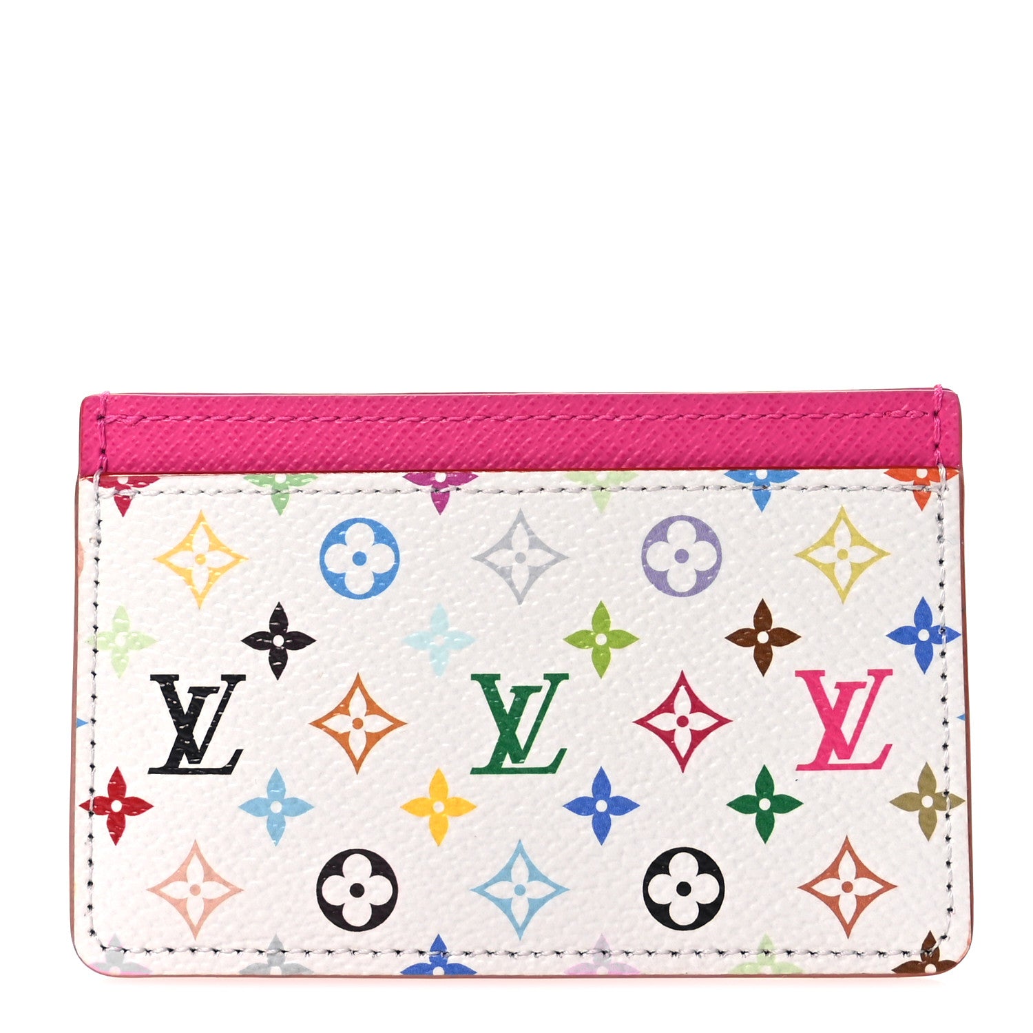 Louis Vuitton LV X TM Monogram Multicolor Card Holder Kawaii Pink 1 of 6