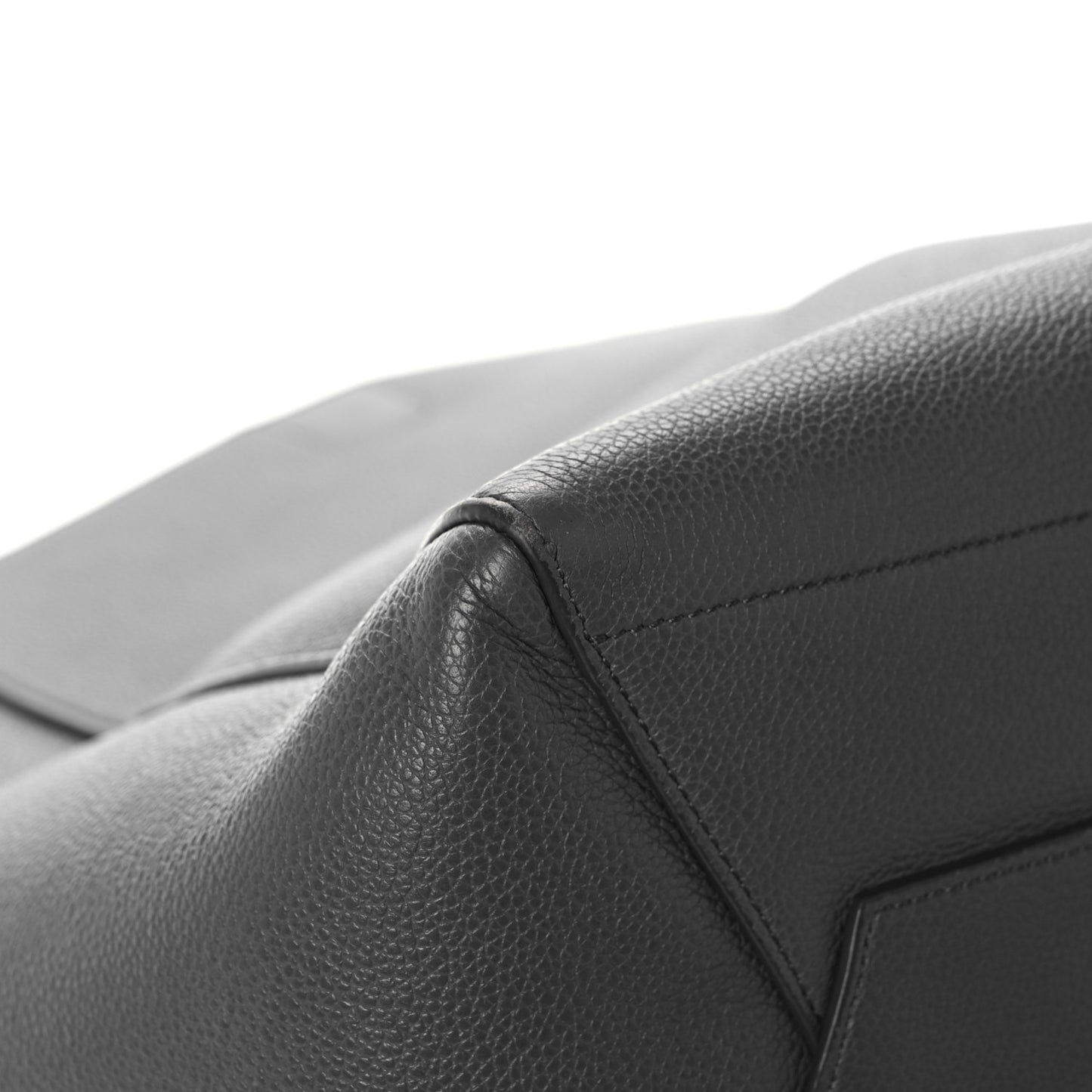 Soft Grained Calfskin Sangle Bucket Bag Kohl