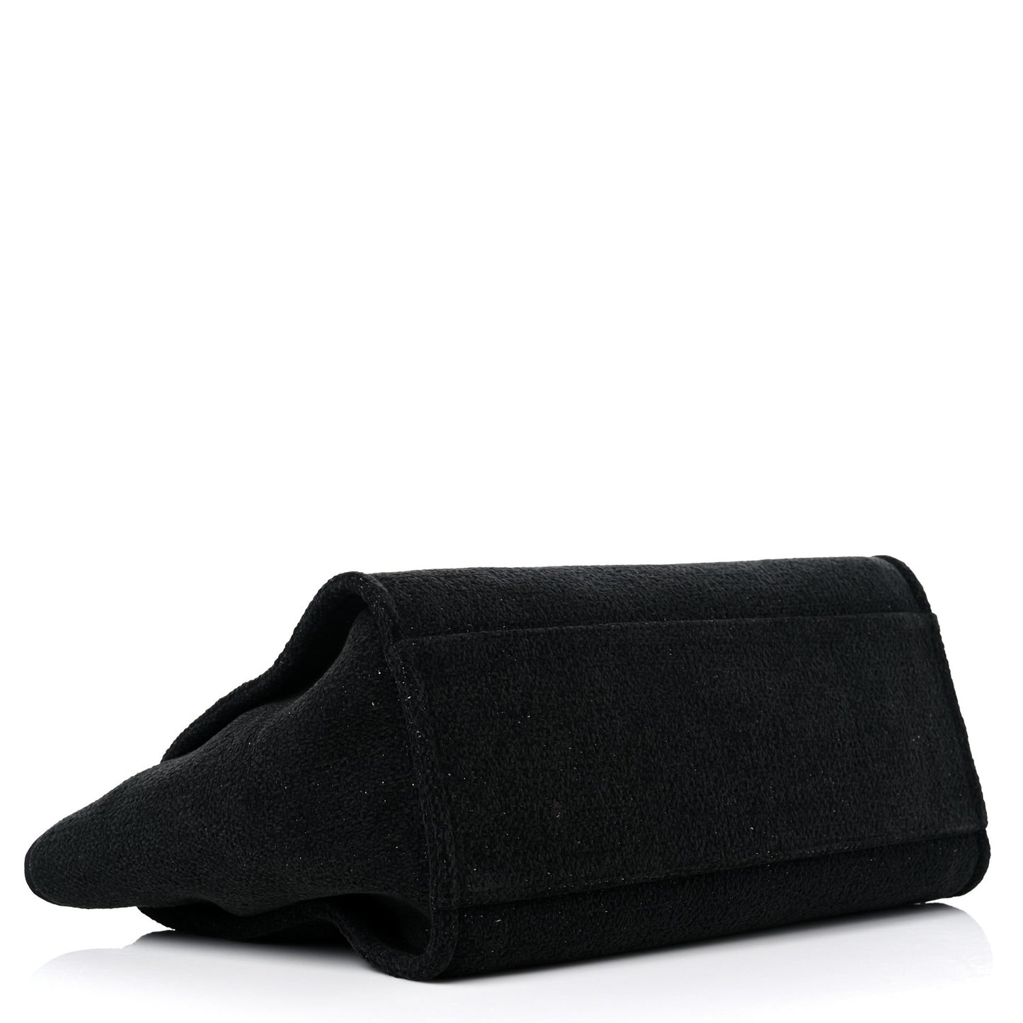 Lurex Boucle Medium Deauville Tote Black