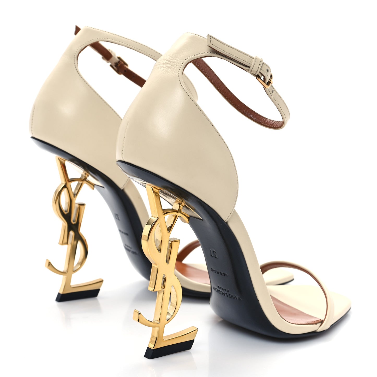 Calfskin 110 Opyum Sandals 37 Real Beige