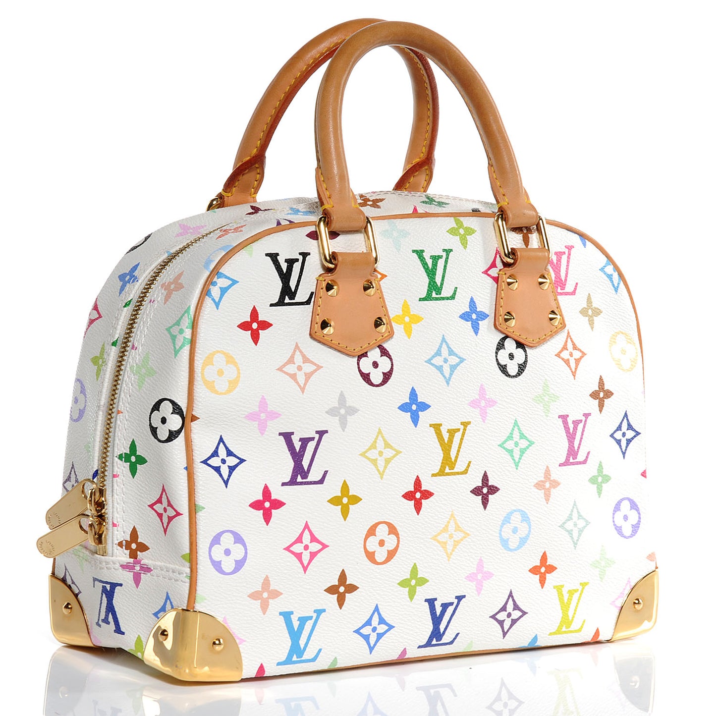 Monogram Multicolor Trouville White